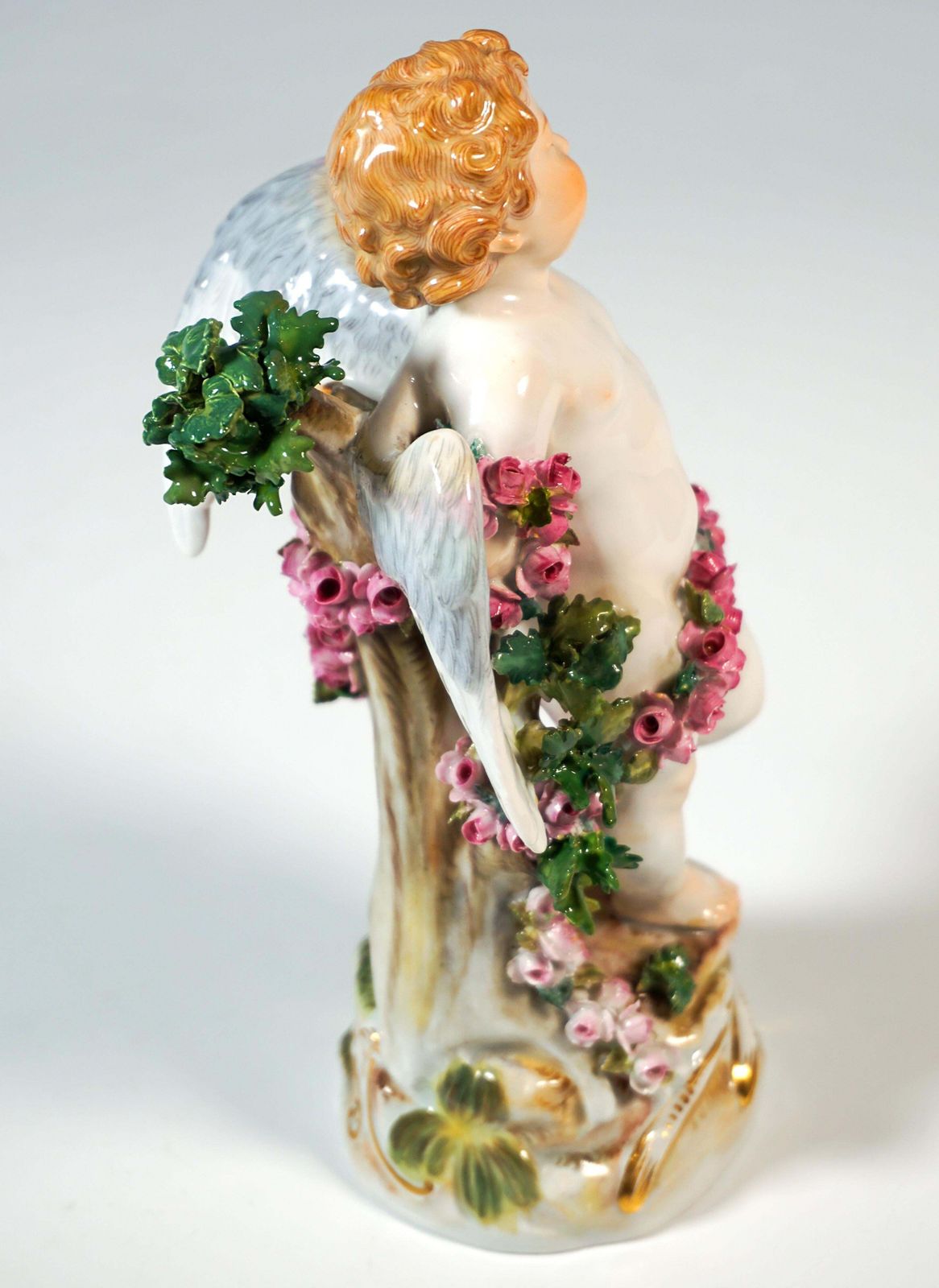 Meissen Art Nouveau Figure 'Tied Up Cupid' By Paul Helmig, Germany Circa 1900 photo buy