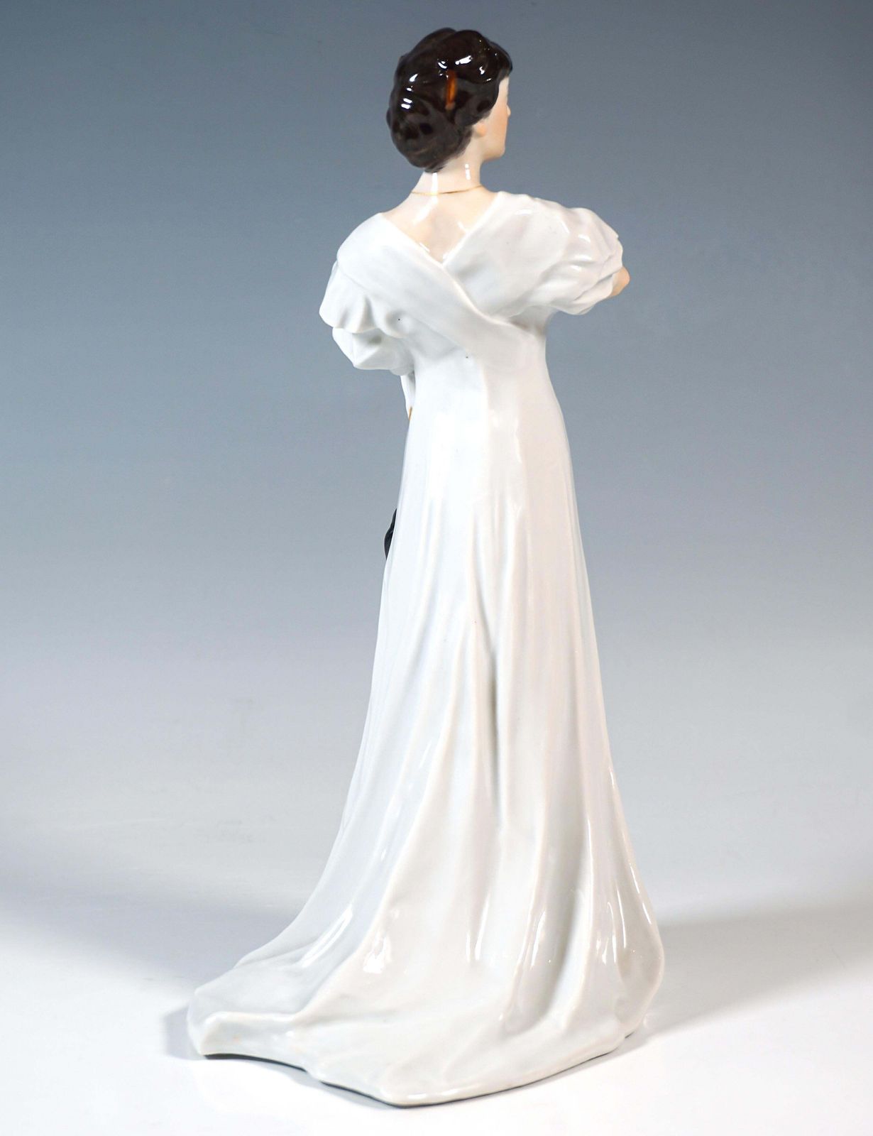 Meissen Art Nouveau Figurine, Ballroom Lady, By Rudolf Hentschel, Circa 1910 photo Home Decor