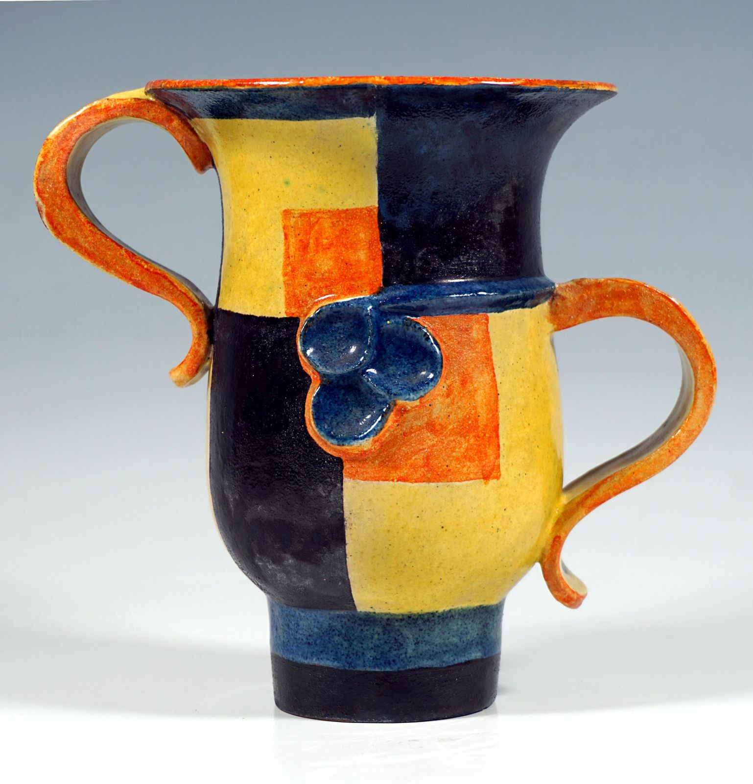 Wiener Werkstaette Art Ceramics Expressive Style, Vase, By V. Wieselthier 1927 photo furniture