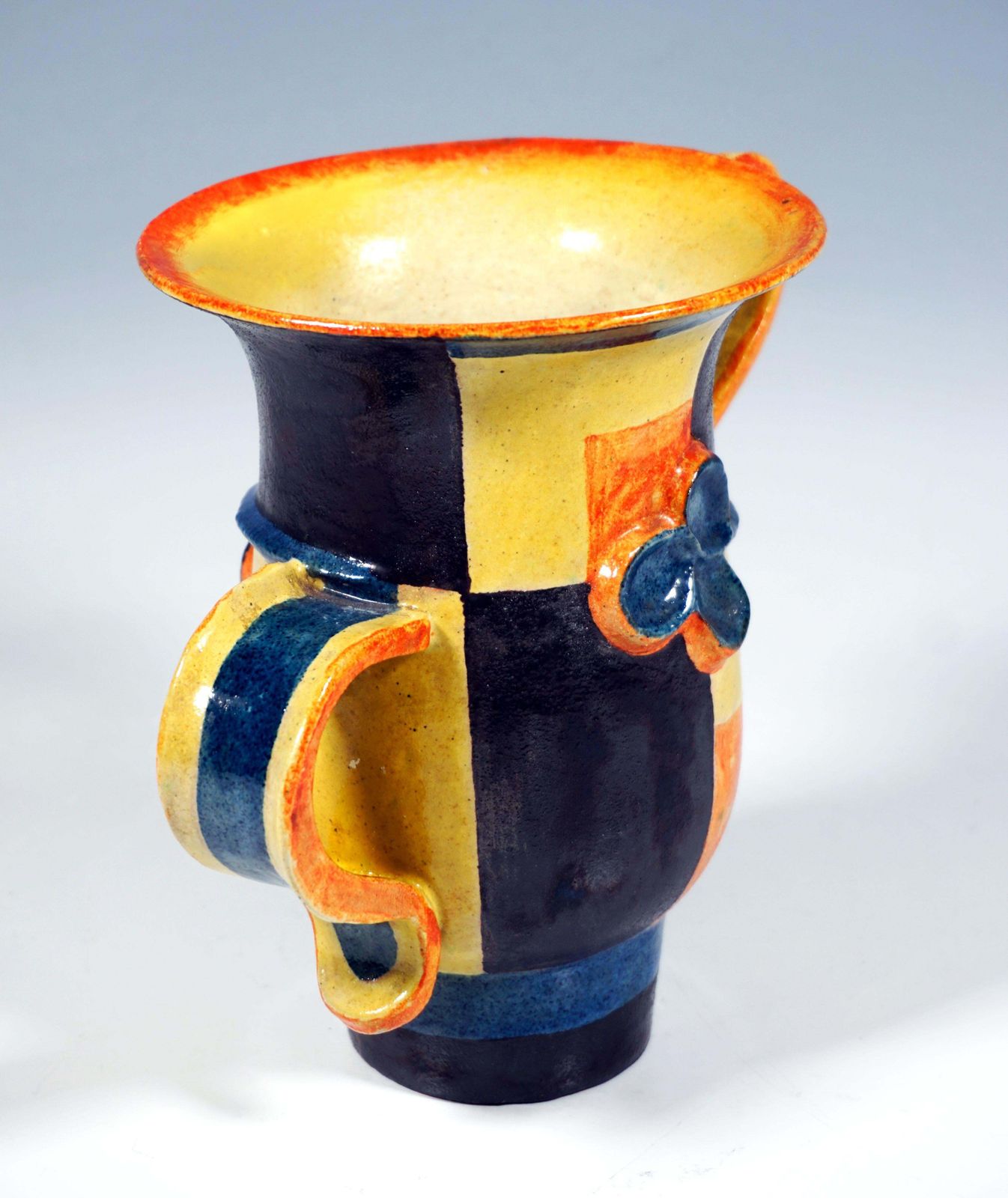 Wiener Werkstaette Art Ceramics Expressive Style, Vase, By V. Wieselthier 1927 photo 3108.0