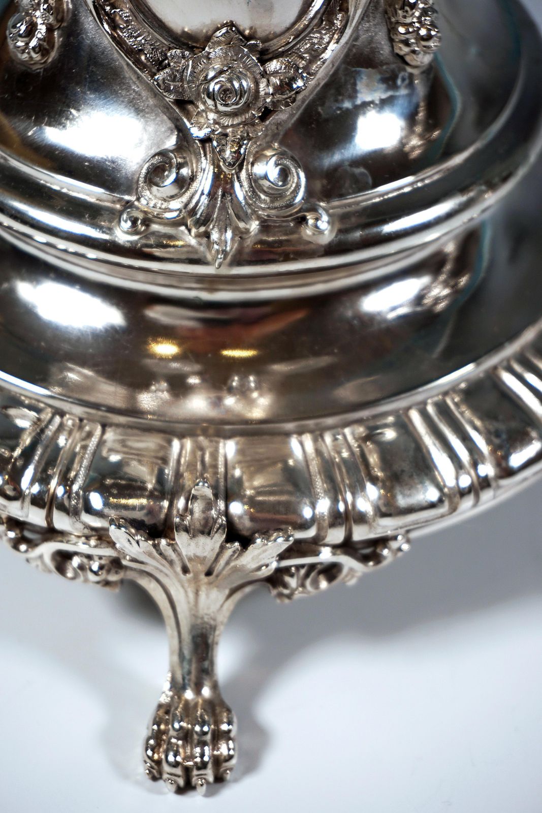 Home Decor Pair Of 6 Flame Art Nouveau Silver Candelabra With Caryatids, Vienna, Ca 1890 photo