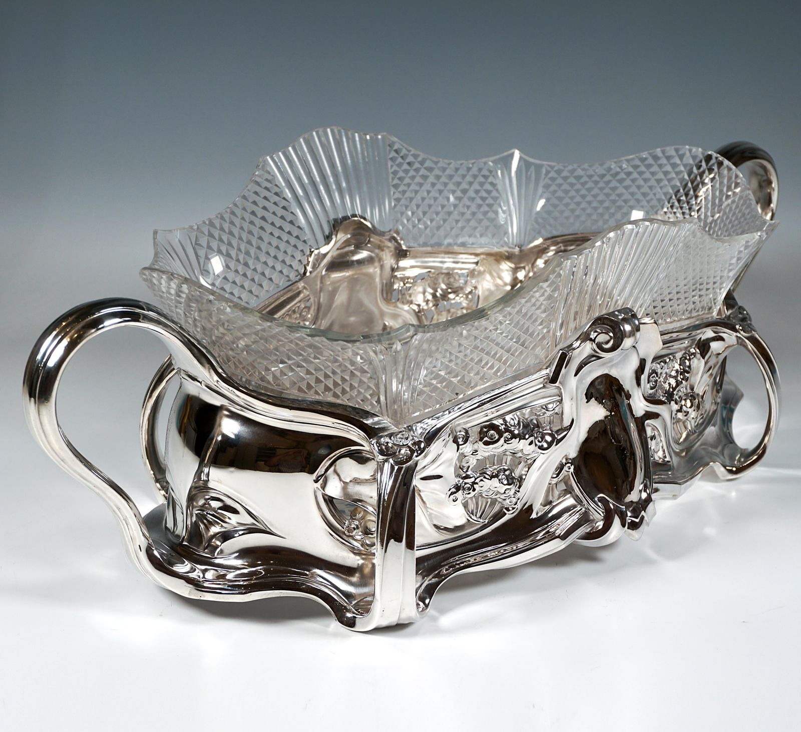 Art Nouveau Silver Jardinière, Bruckmann & Sons For Theodor Schallmayer Germany photo 4186.0