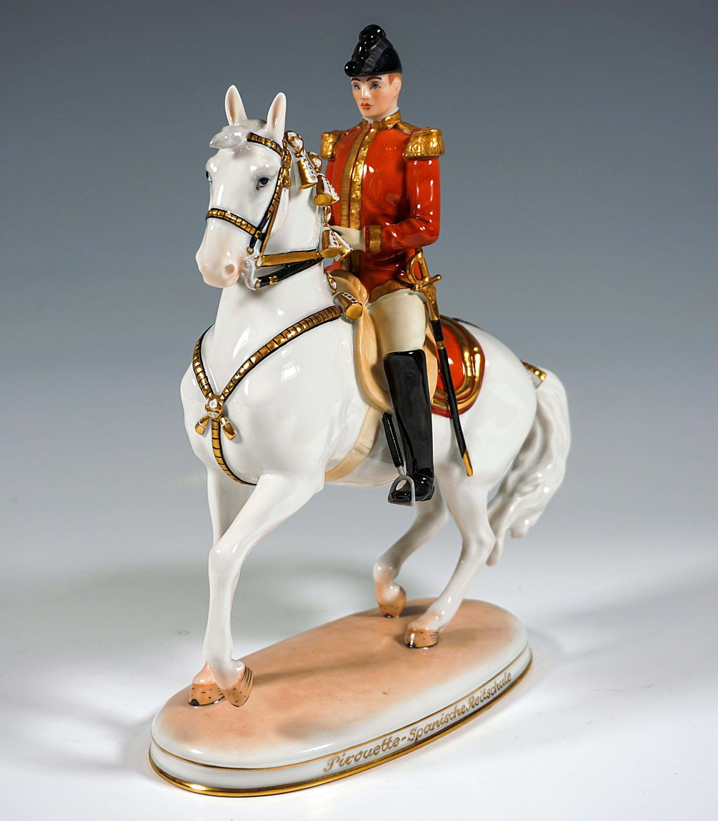 'Pirouette' Horse Of The Spanish Riding School In Vienna, By Augarten, 20th photo furniture