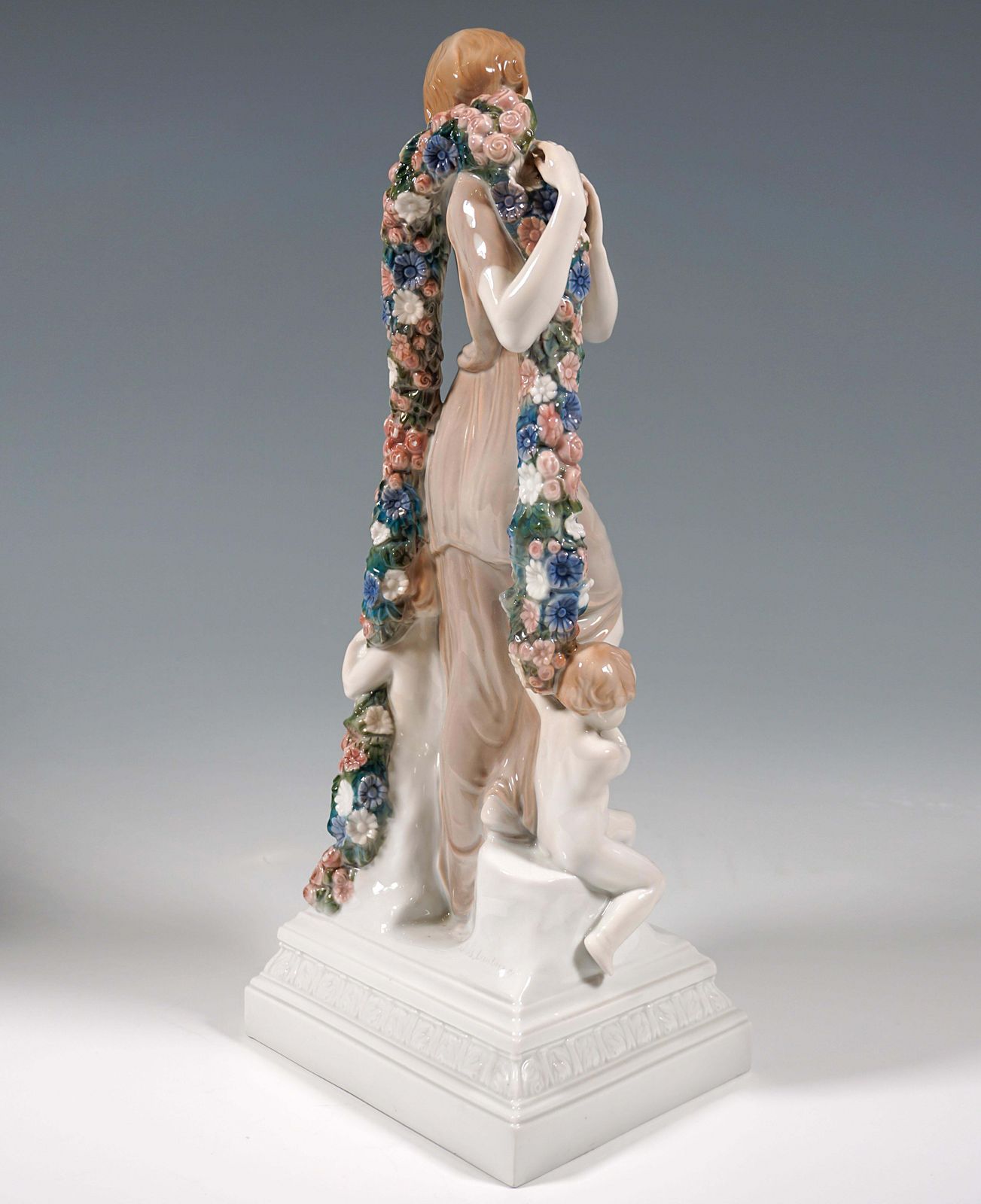 Large Porcelain Group 'Joy Of Life' By J. Limburg Rosenthal Selb Germany Ca 1923 photo for sale