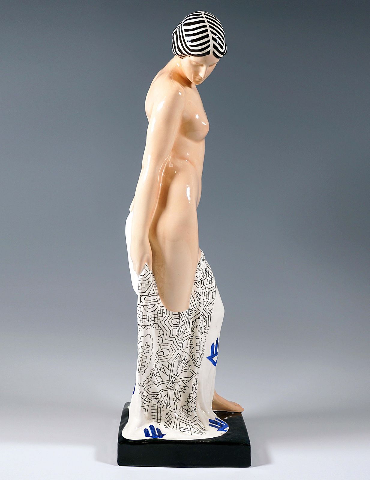 Large Goldscheider Art Déco Figurine 'Helena', Allegory Of Beauty, Circa 1925 photo furniture