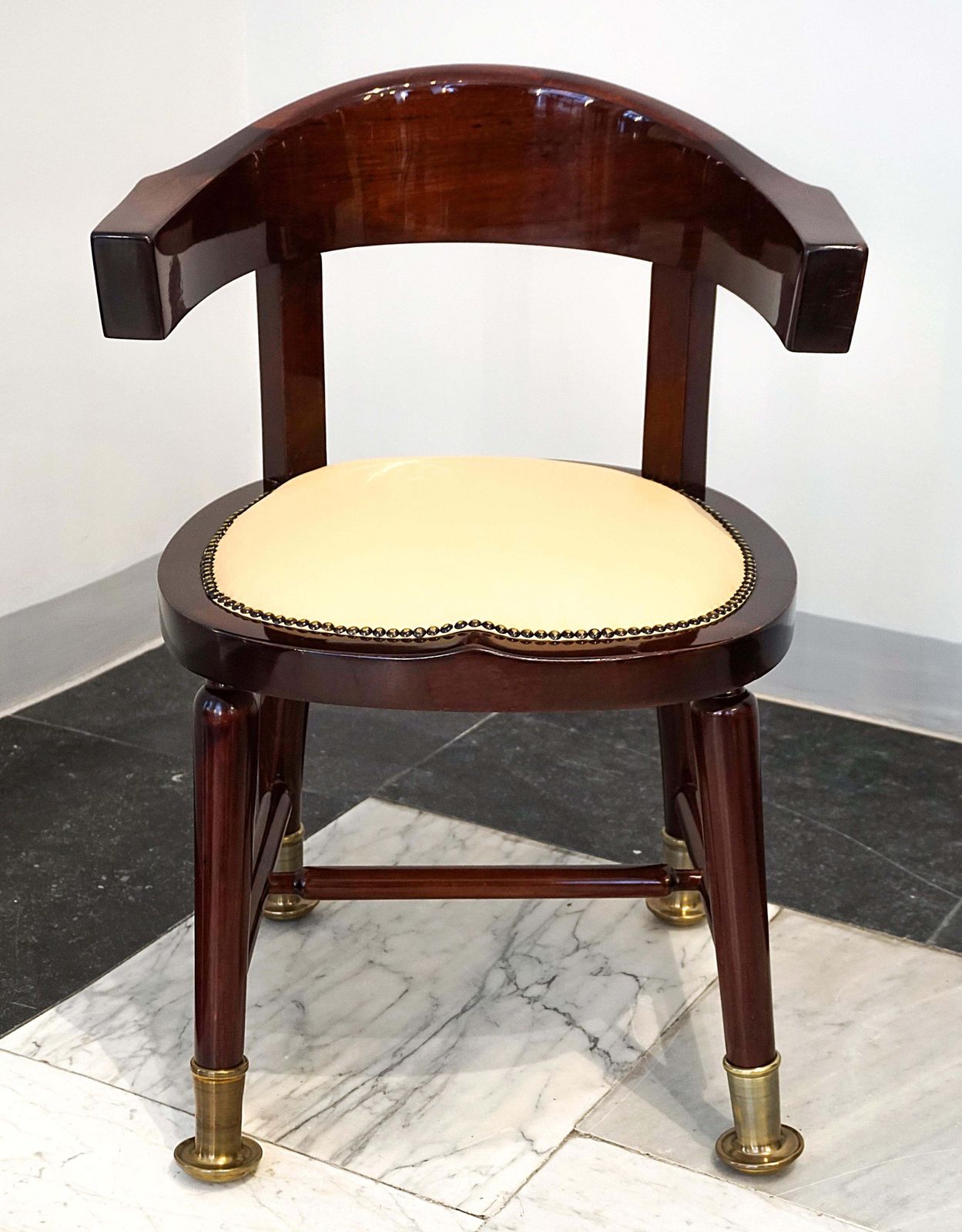 Art Nouveau Armchair 'Model Stössler', Design By Adolf Loos, Vienna, Circa 1900 photo furniture