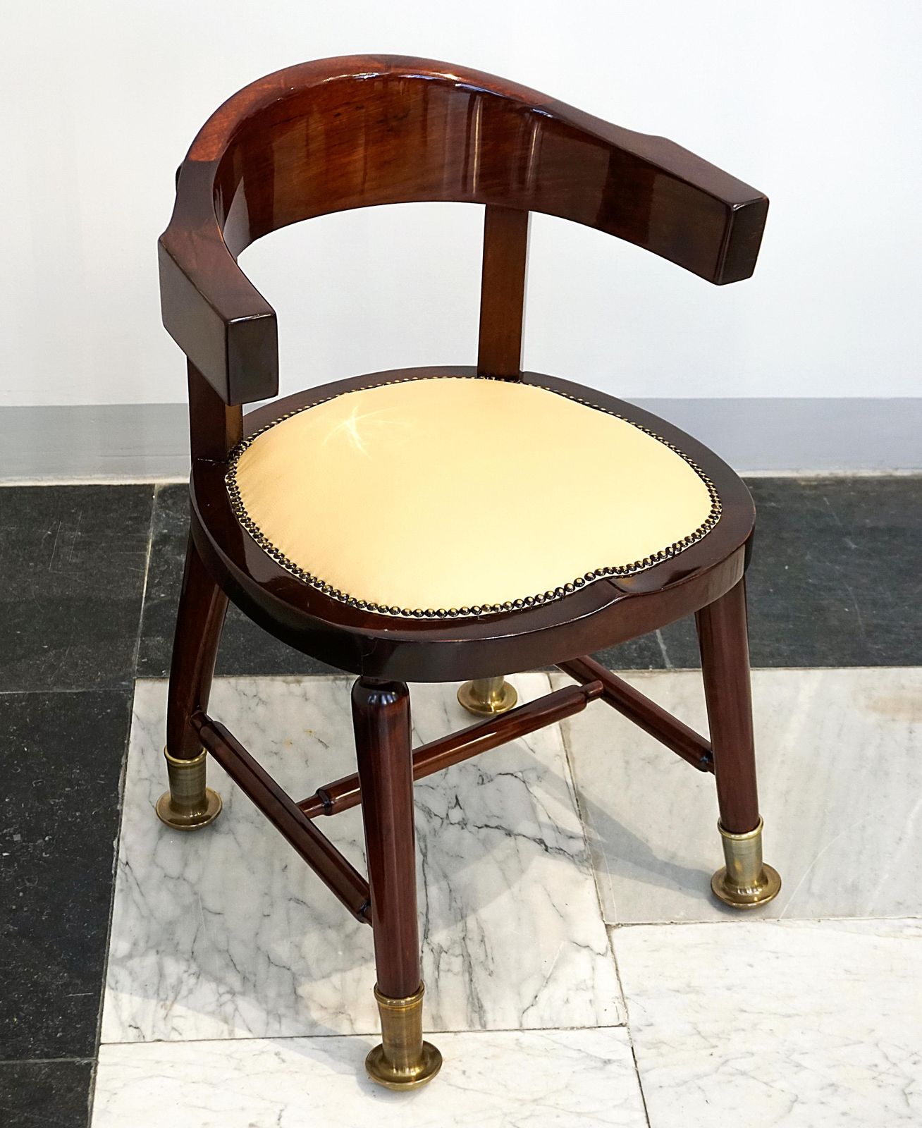 Art Nouveau Armchair 'Model Stössler', Design By Adolf Loos, Vienna, Circa 1900 photo for sale