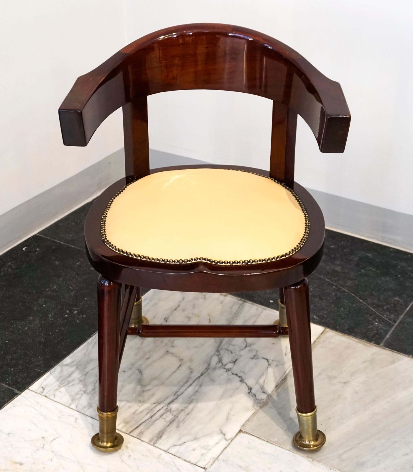 Art Nouveau Armchair 'Model Stössler', Design By Adolf Loos, Vienna, Circa 1900 photo Furniture