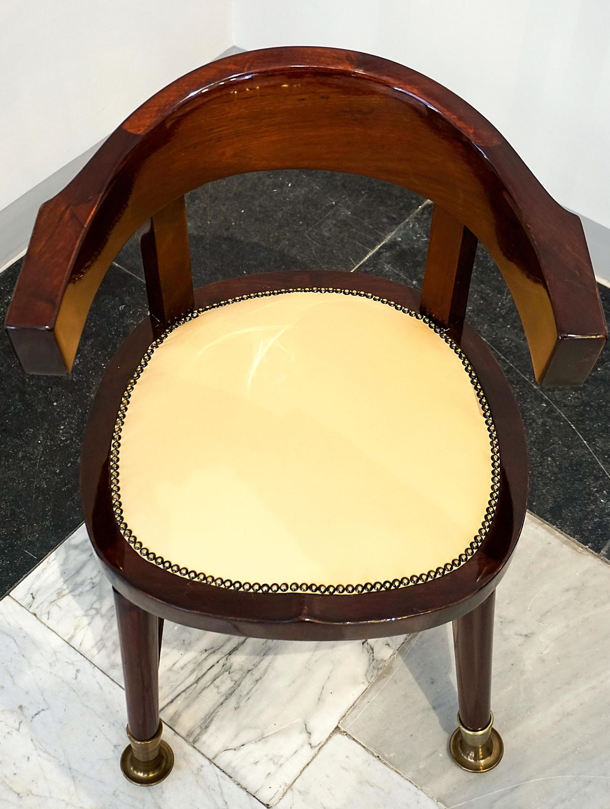 Art Nouveau Armchair 'Model Stössler', Design By Adolf Loos, Vienna, Circa 1900 photo buy