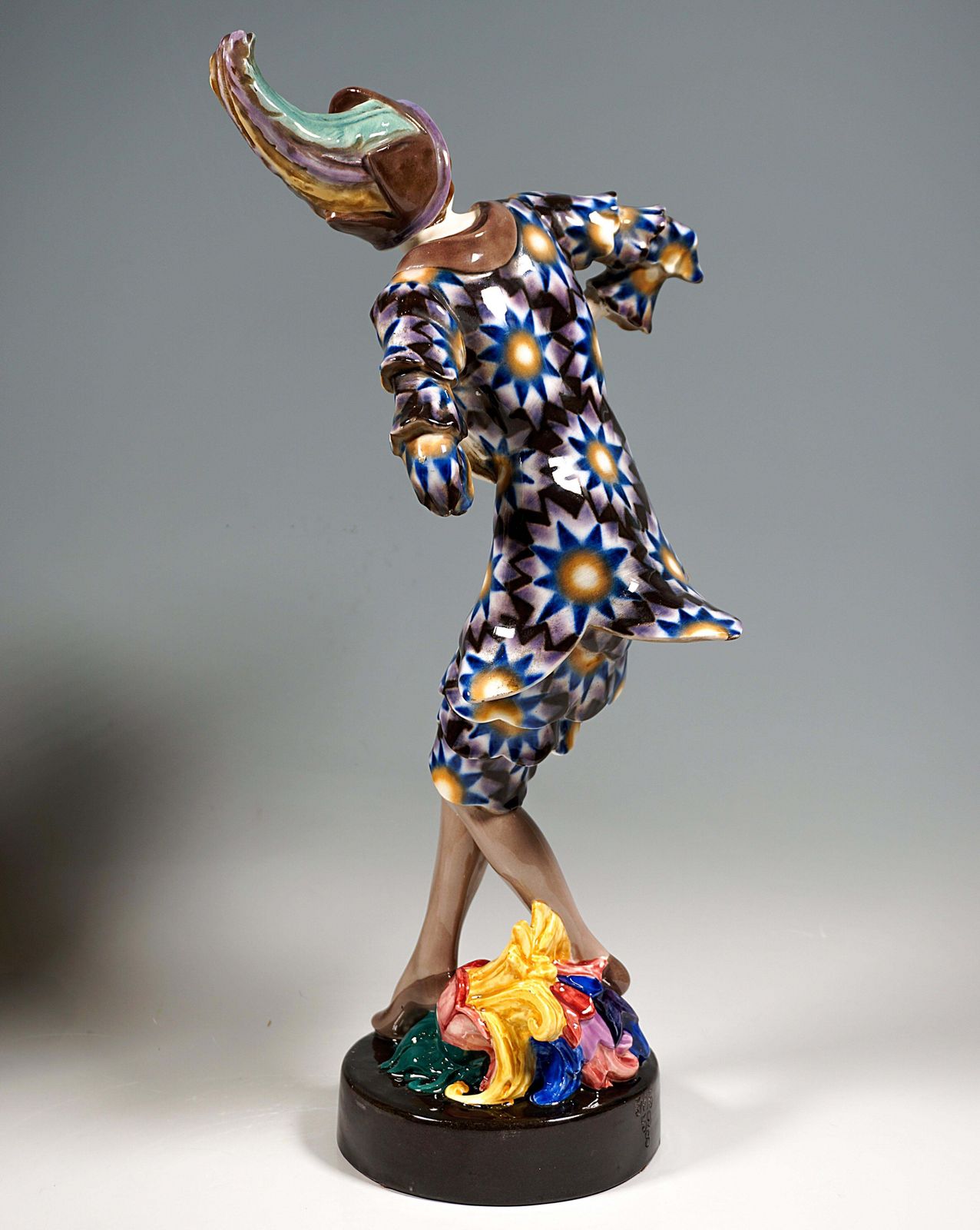Art Déco Figurine 'Dance Of Vanity' By Josef Kostial, Goldscheider Vienna, 1920s photo Home Decor