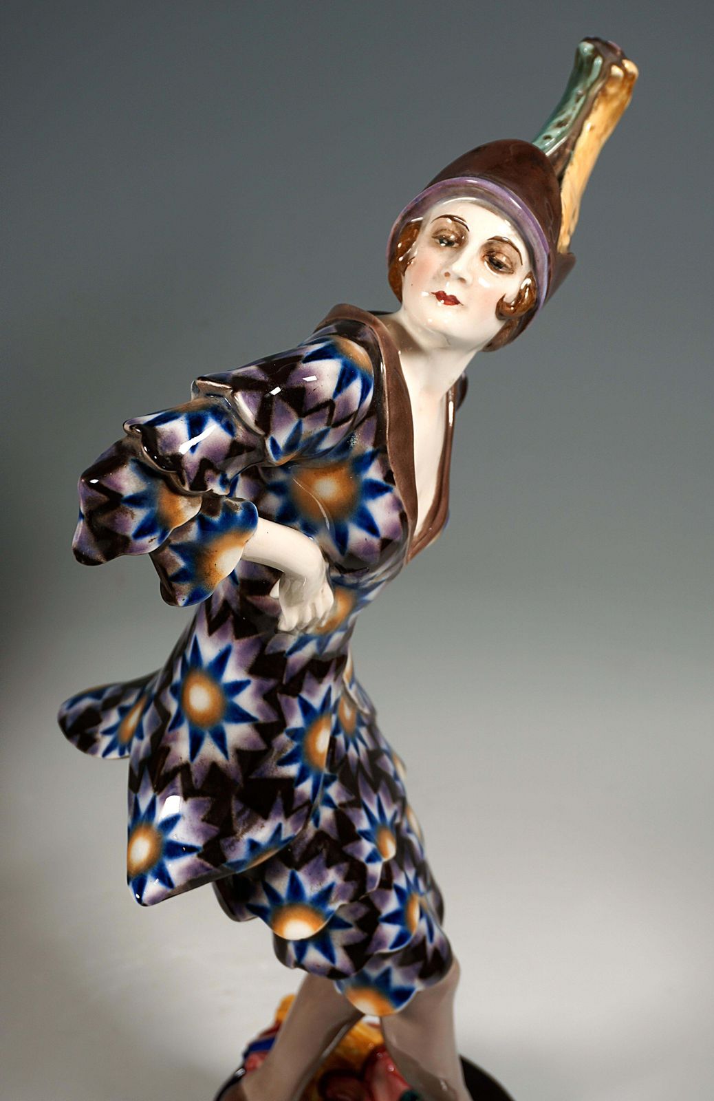 Art Déco Figurine 'Dance Of Vanity' By Josef Kostial, Goldscheider Vienna, 1920s photo buy