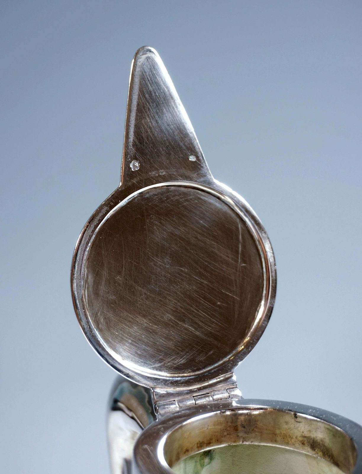 Pair Of Art Nouveau Glass Carafes With Silver Fittings, By Ferdinand Vogl Vienna photo 2487.0