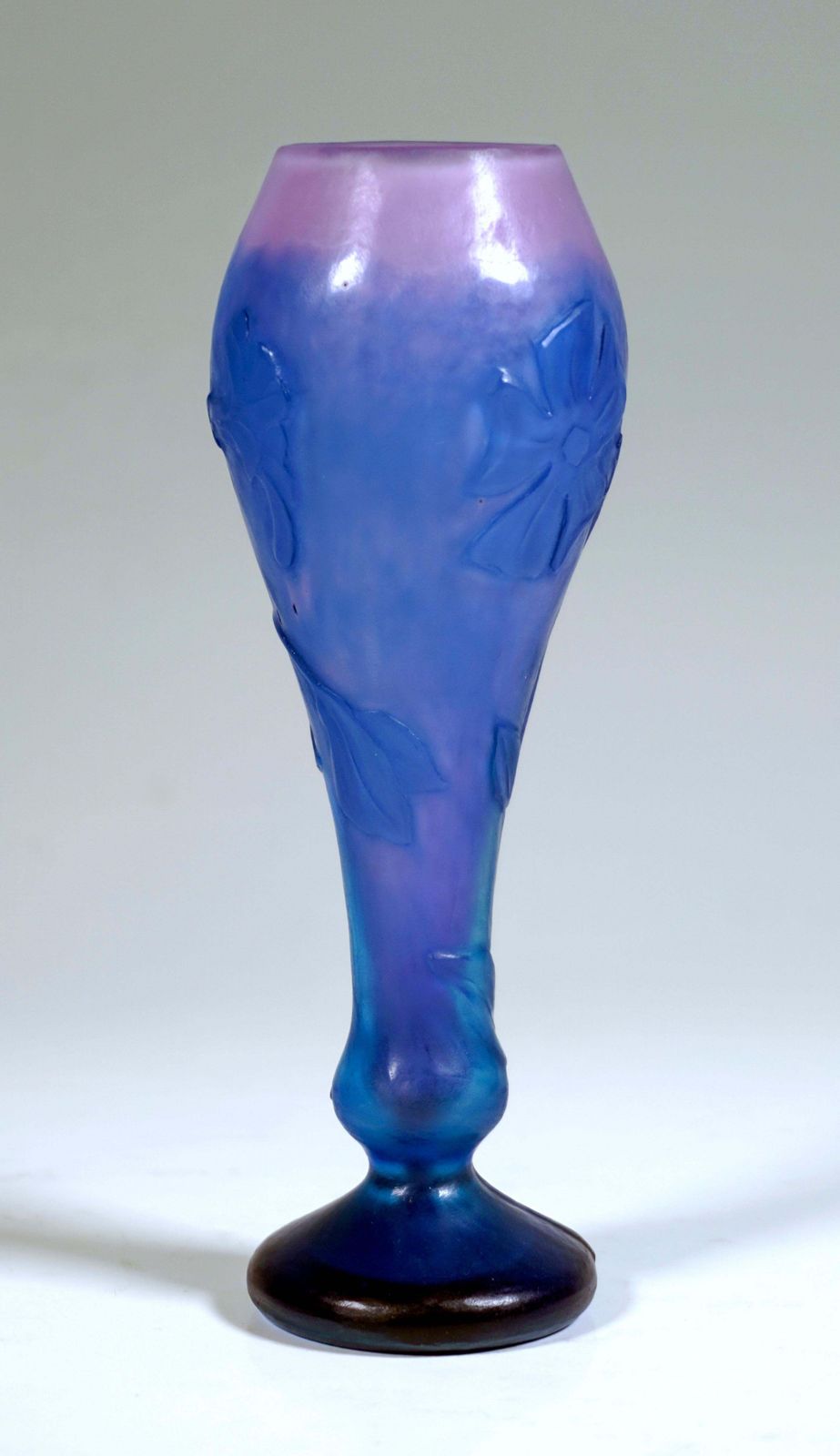 Very Rare Daum Nancy Art Nouveau Cameo Vase With Flower Decor France 1895/1900 photo 4085.0