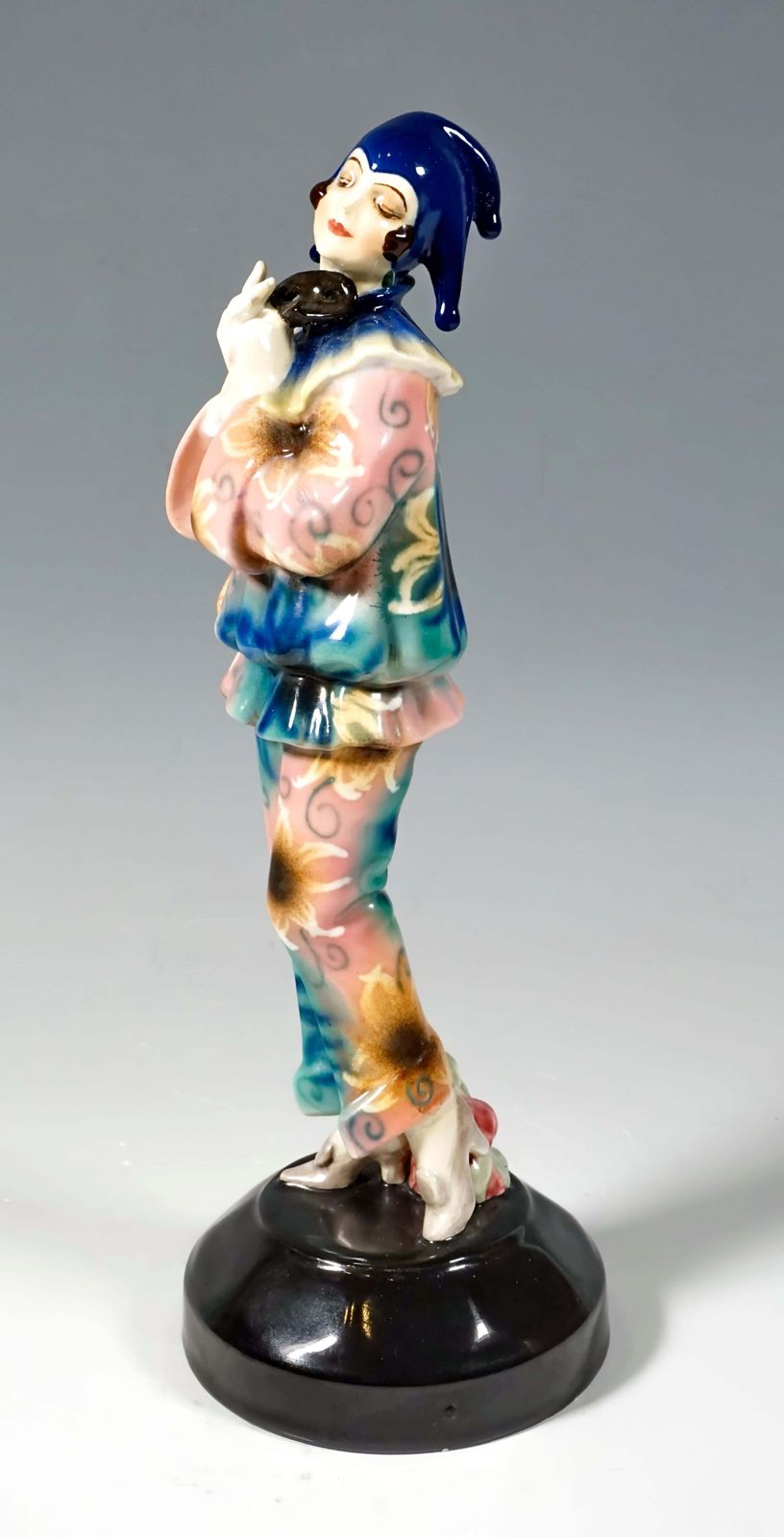 Goldscheider Art Deco Figurine 'Pierrette' By Dakon & Lorenzl, Circa 1925 photo 2487.0
