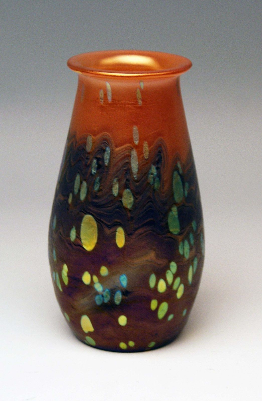 Vase Loetz Widow Klostermuehle Bohemia Art Nouveau New Red Cytisus, Circa 1902 photo furniture