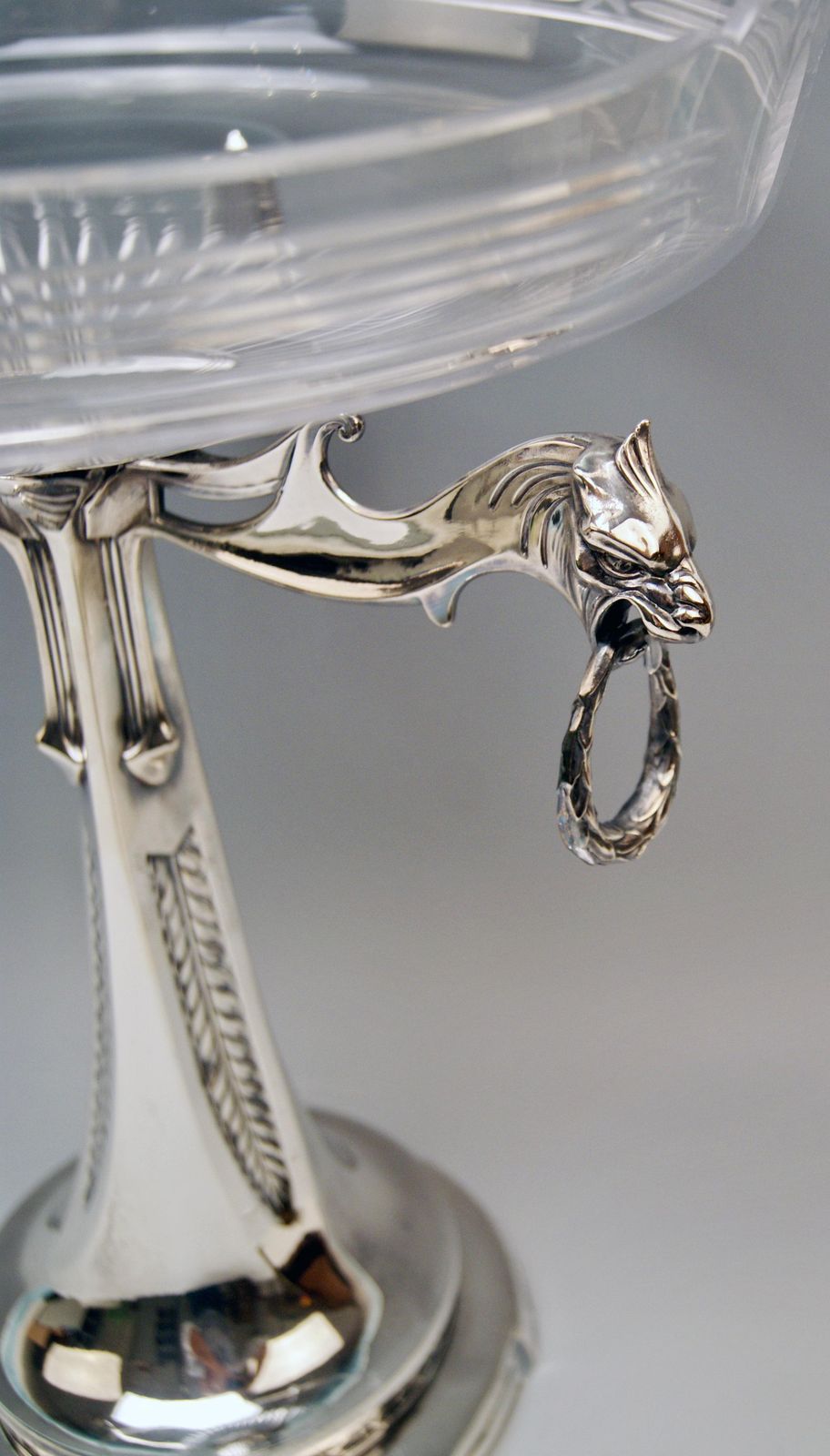 photo furniture Three Part Table Set Centerpiece Pair Of Candelabras Silver Plated, Germany 1915