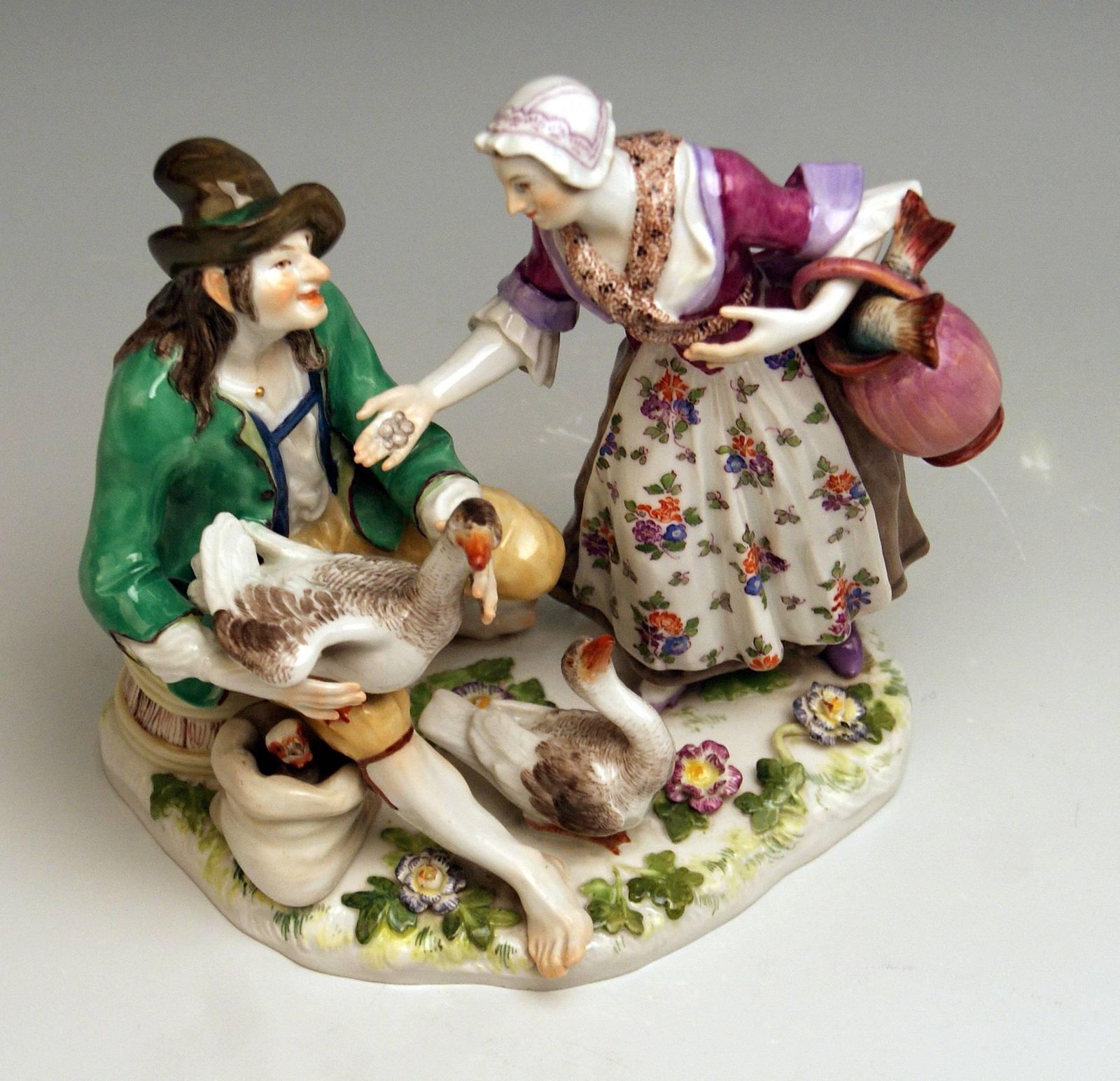 Meissen Deal With Goose Model 720 Johann Joachim Kaendler Made Circa 1850 1860 photo 2043.0