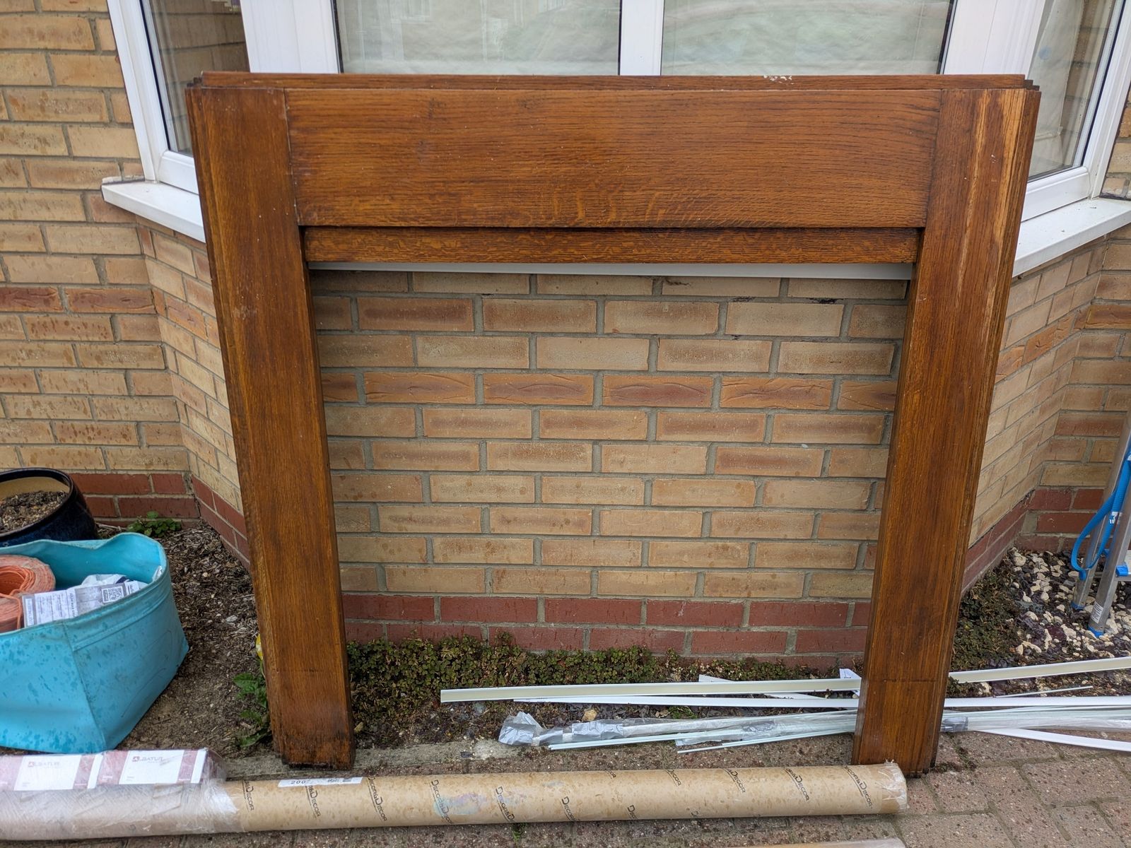 1930's Original Oak Fire Surround