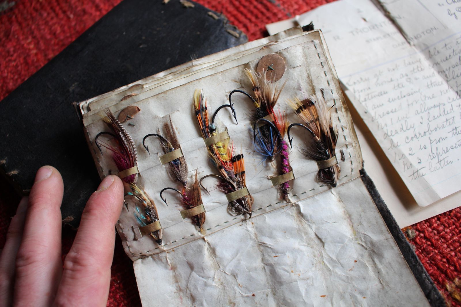 photo buy 19th Century Extensive Collection Of Fly Fishing Files & Ephemera 1856 1862
