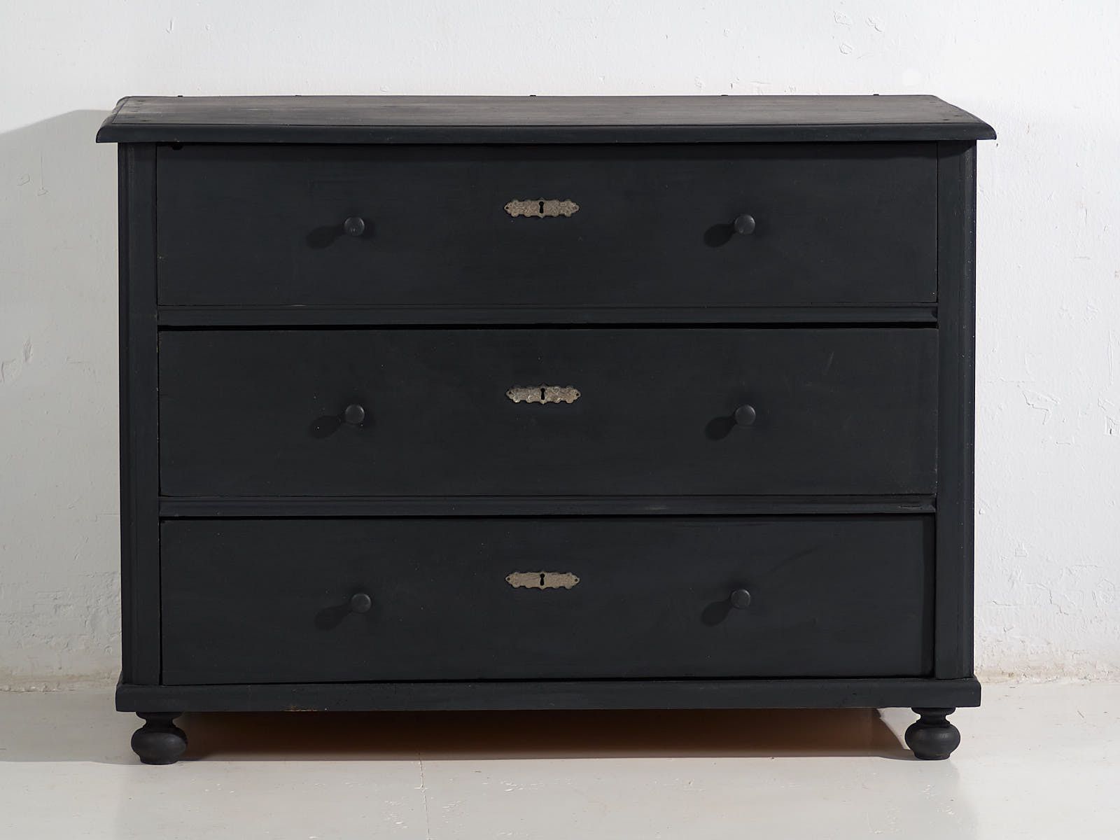 Antique Chest Of Drawers In Dark Tones (C.1920) #86 photo 1749.0
