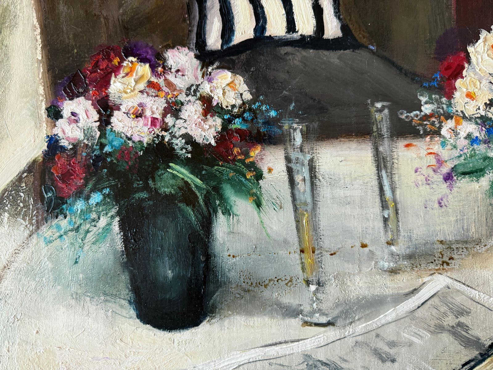 Restaurante Mercè Barcelona Spain Oil On Canvas Painting photo Art