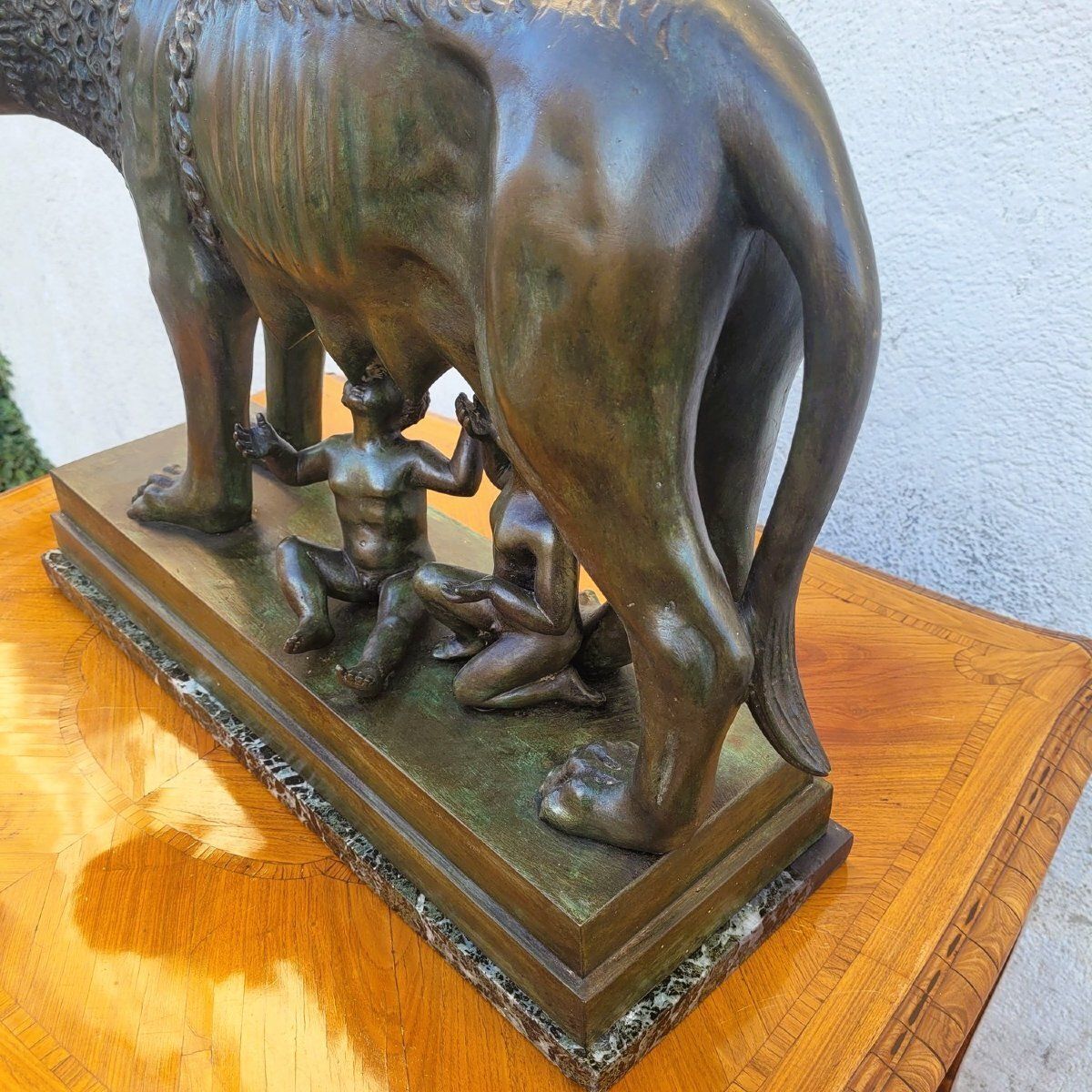 Roman She Wolf, Grand Tour, Antique Bronze, Late 19th Century photo 2400.0
