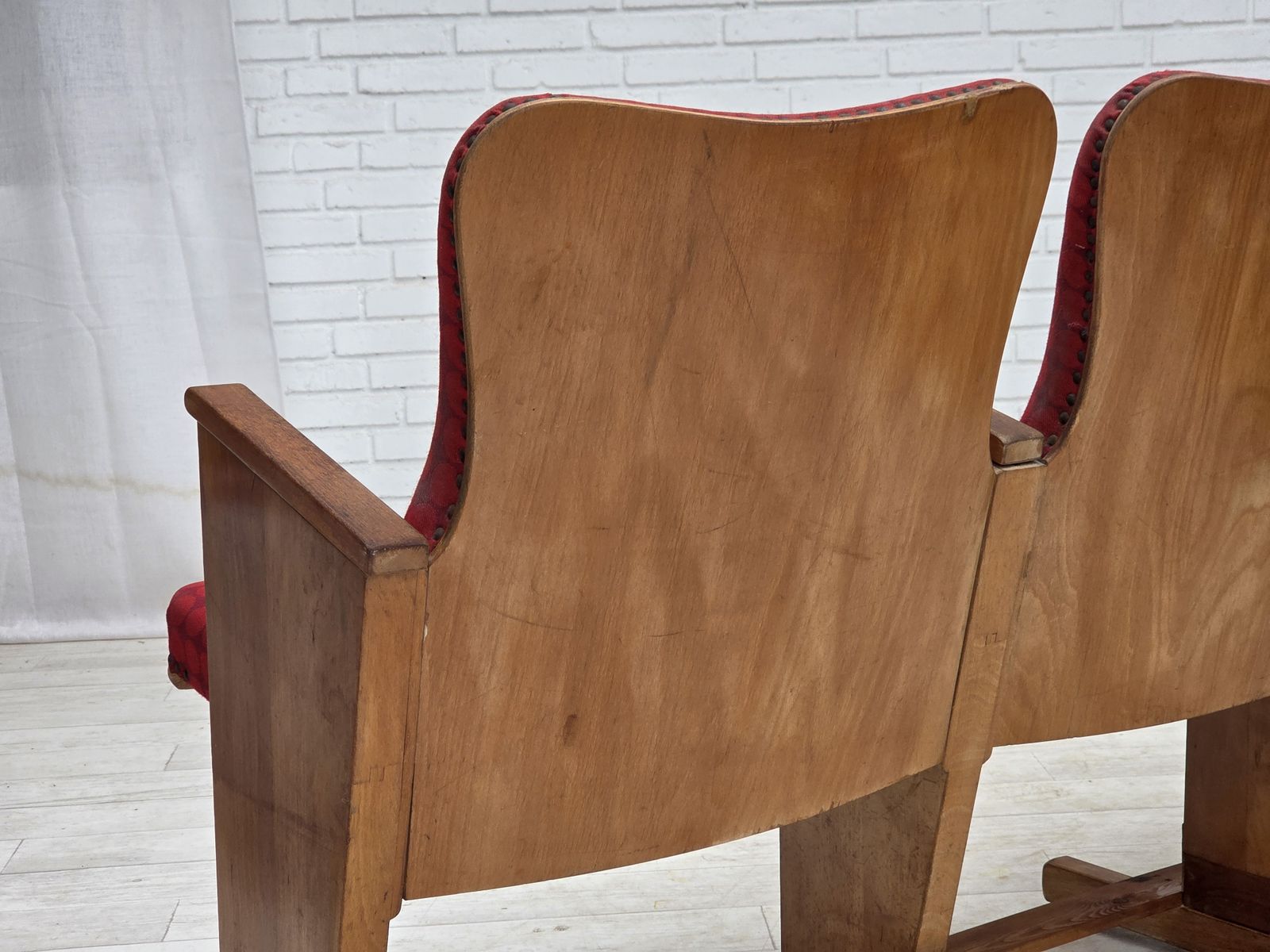 photo buy 1960s, Danish Cinema/Theater Armchairs, Original Condition.
