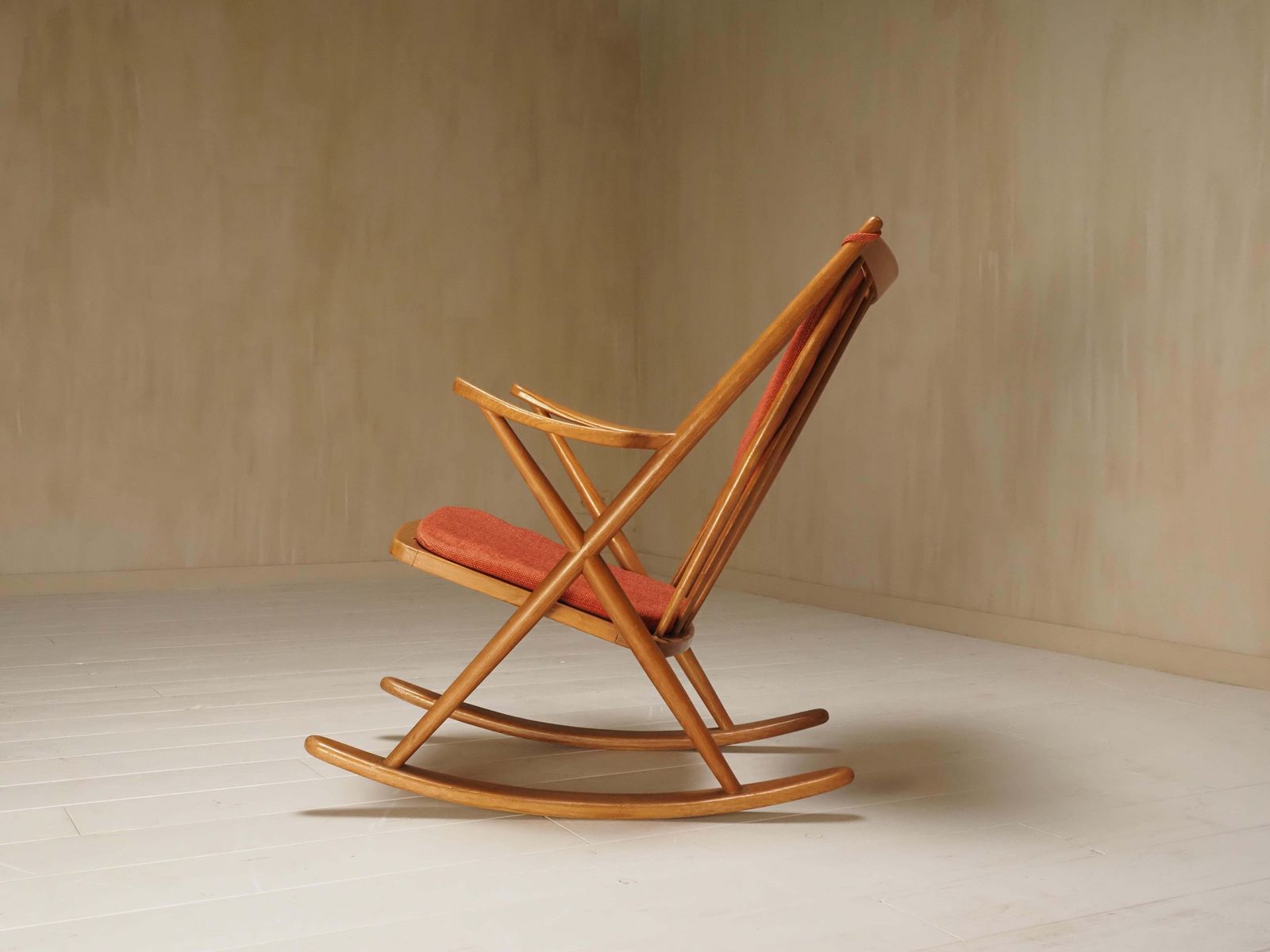 Frank Reenskaug Rocking Chair Model No.182 photo for sale