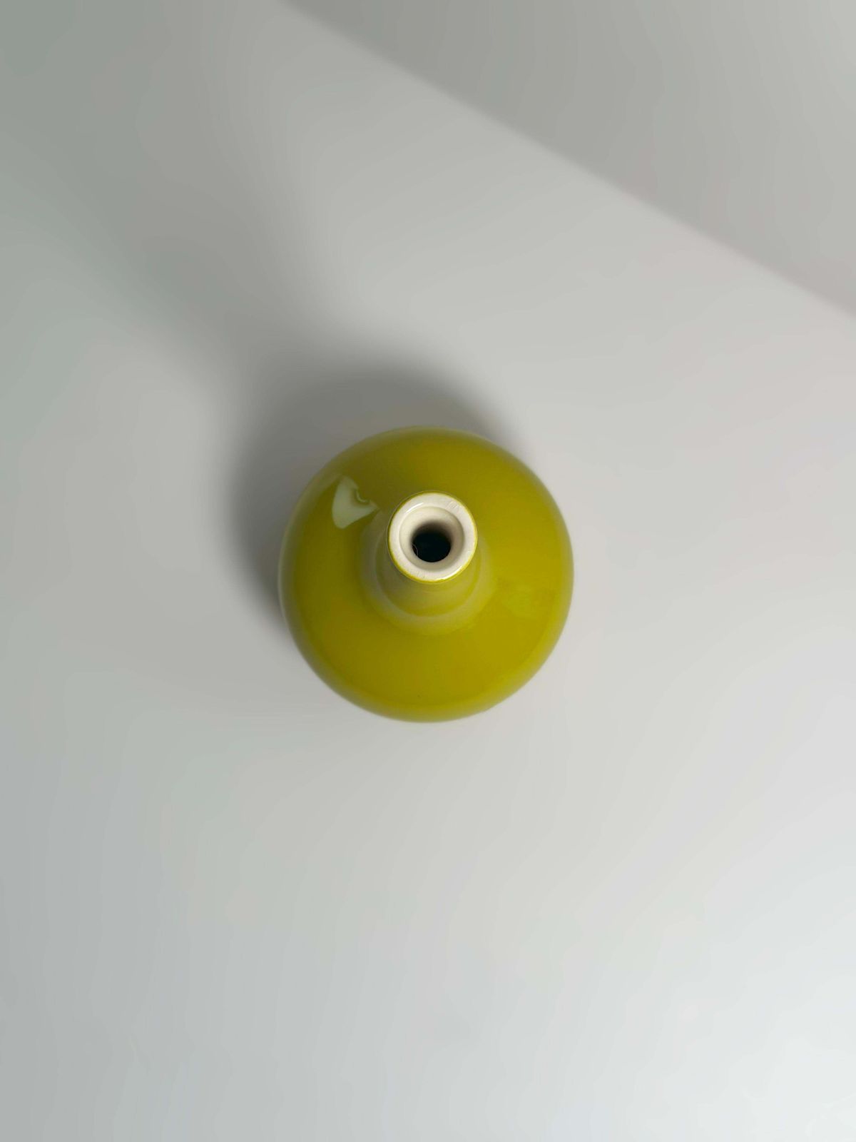 Chartreuse Green Ceramic Bud Vase By Carlton Ware, England, 1960s photo 140.0