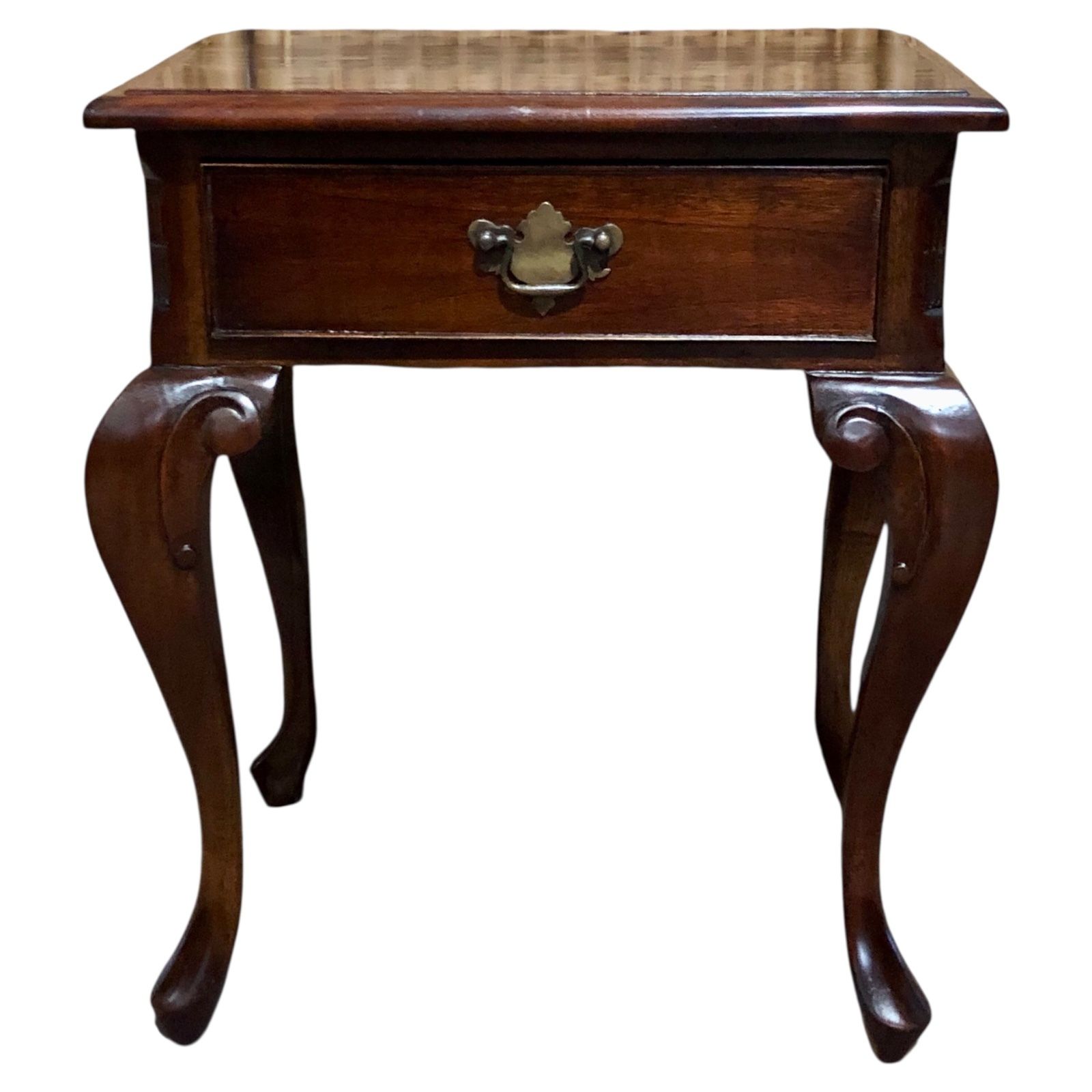 Handsome Small Vintage Bedside Table photo furniture