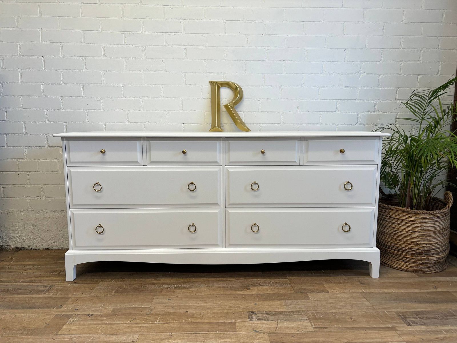 Stag Minstrel Captains Chest Painted White