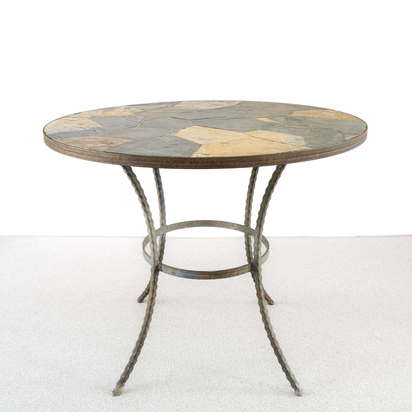 Garden Table And Chair Set Attributed To Jean Pierre Ryckaert photo vintage
