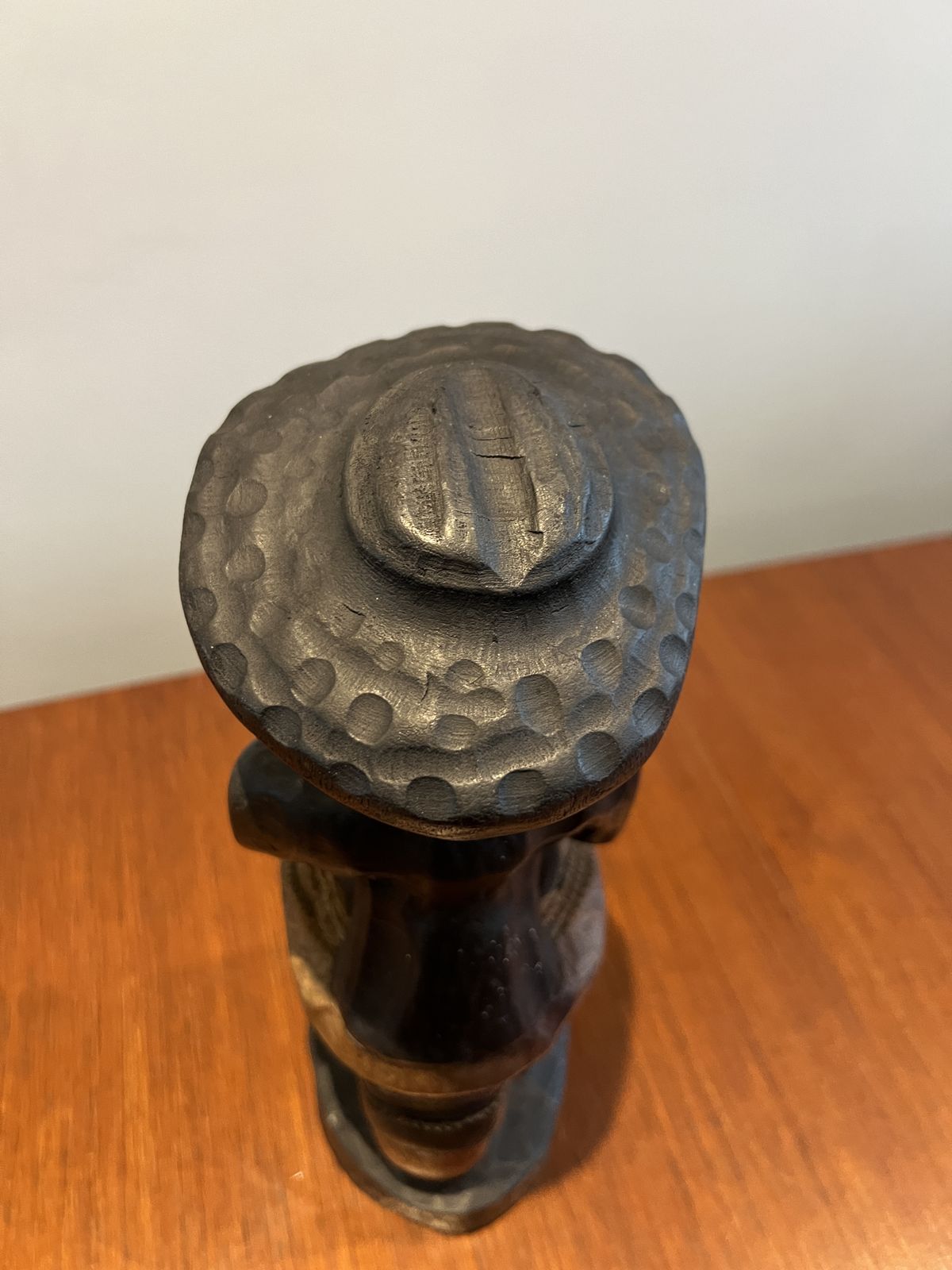 Rare Vintage South American Folk Art Wooden Sculpture photo furniture