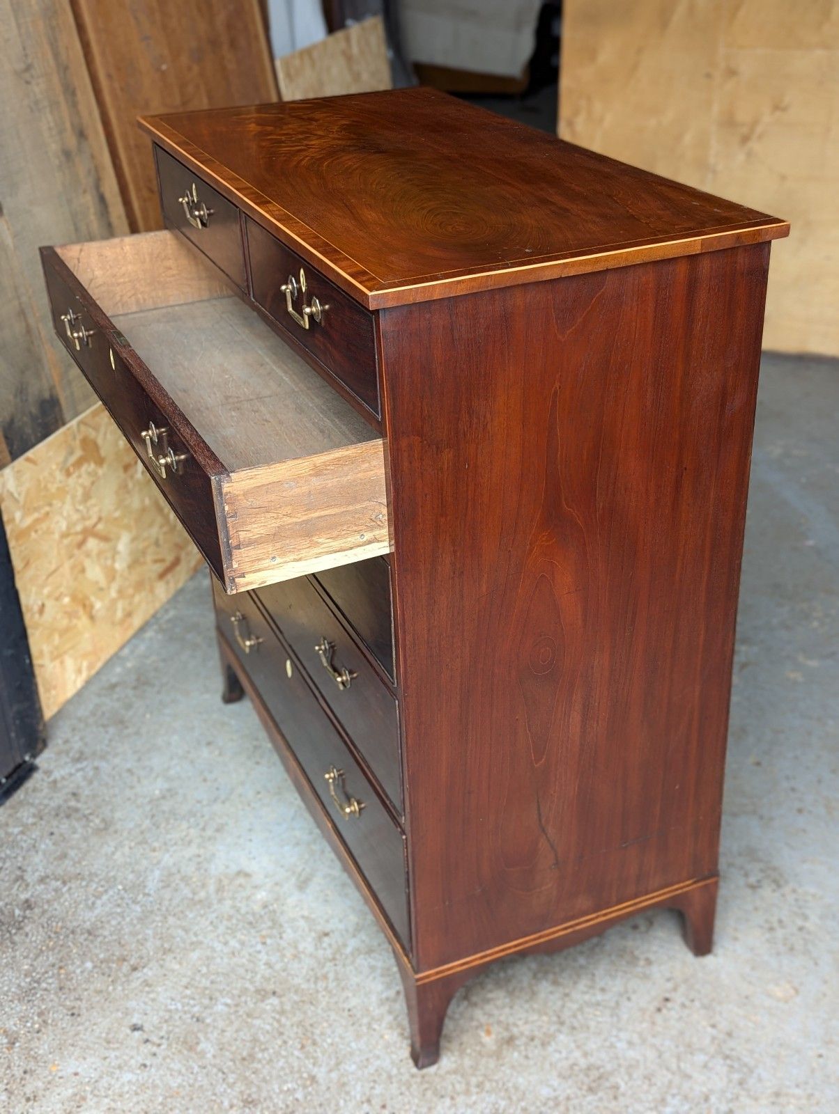 Antique Hepplewhite Chest Of Drawers (Delivery Available) Mahogany C1800 photo 1100.0