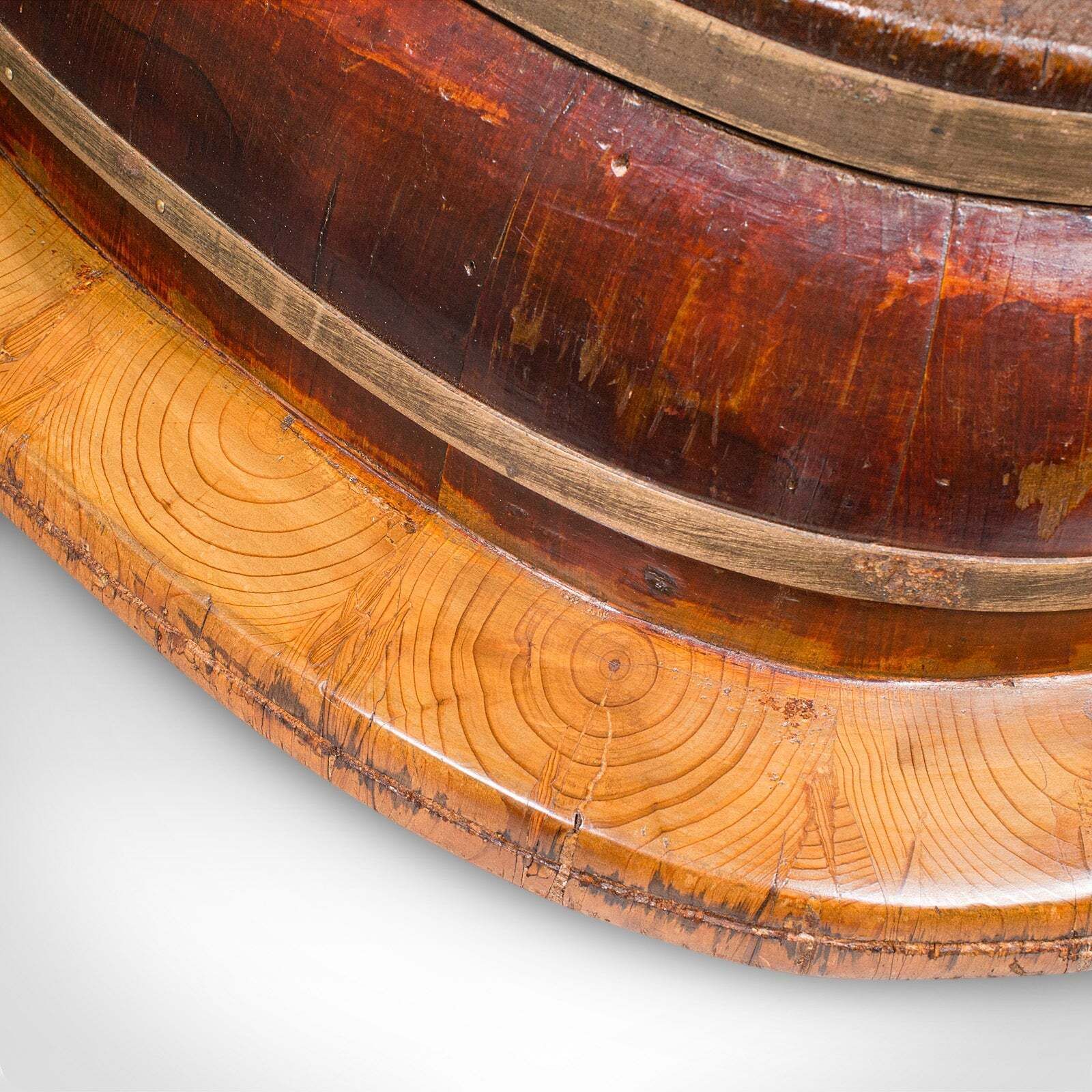 photo furniture Antique Boulangerie Display Basket, French Cedar, Shop Produce Stand, Victorian