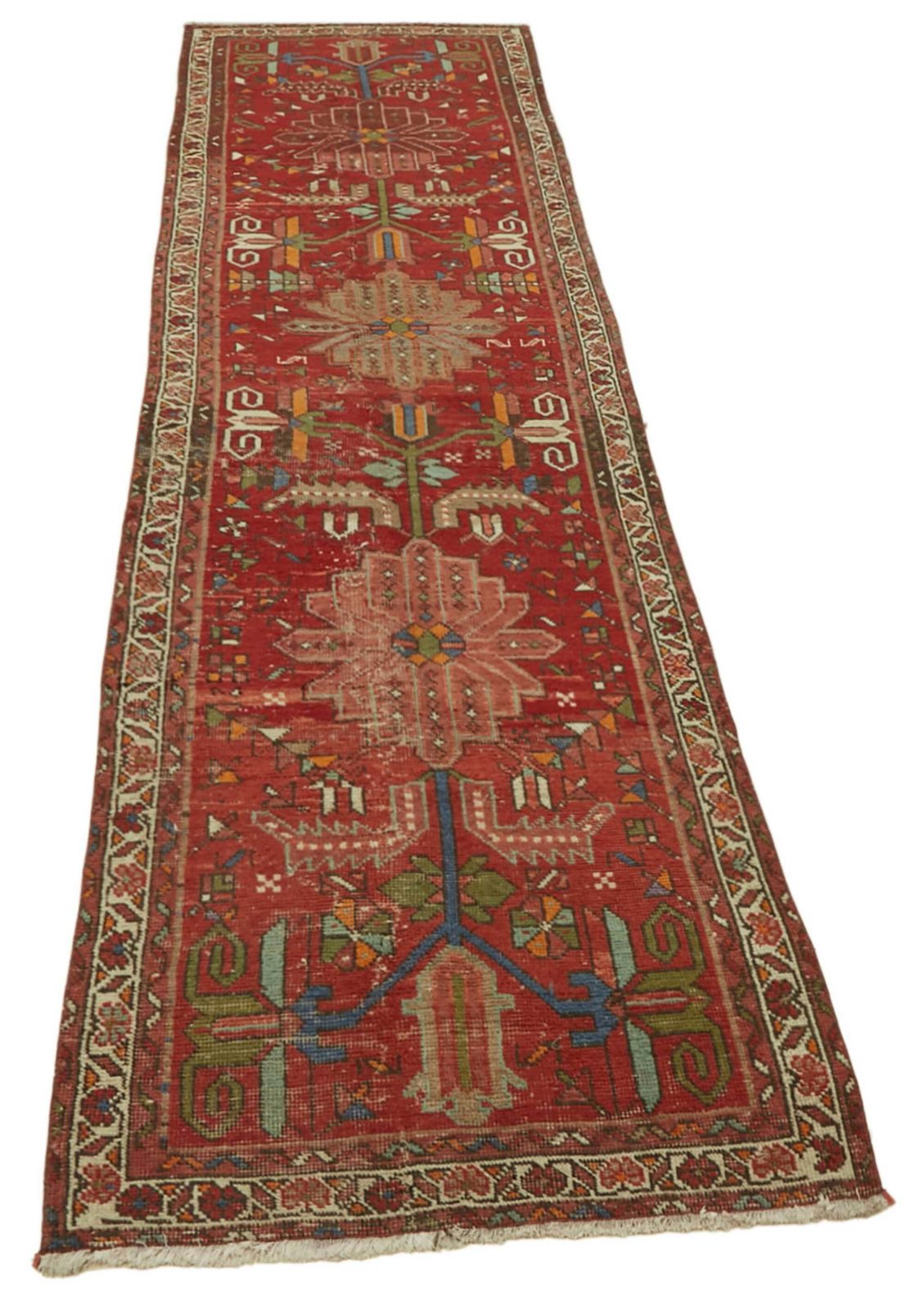 Vintage Hand Knotted Runner Rug 90 Cm X 385 Cm photo furniture