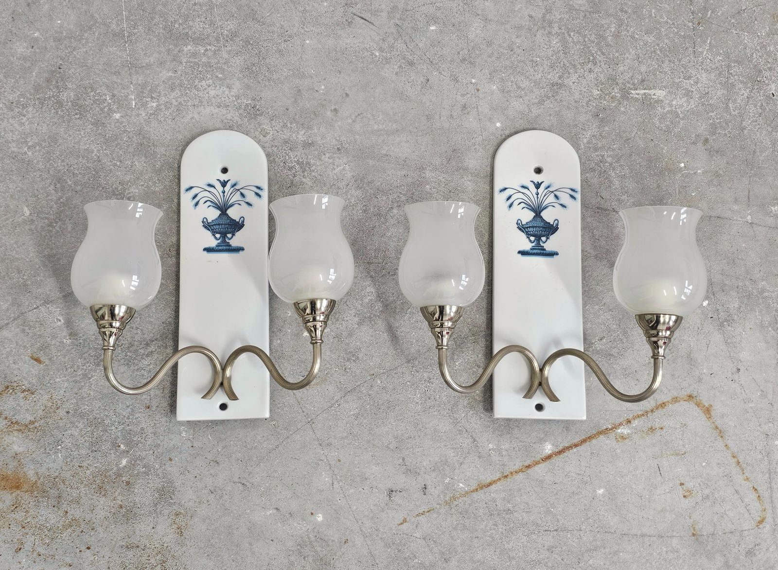 Hollywood Regency Porcelain Bathroom Set Of 13 Pcs By Porcelain De Paris photo buy
