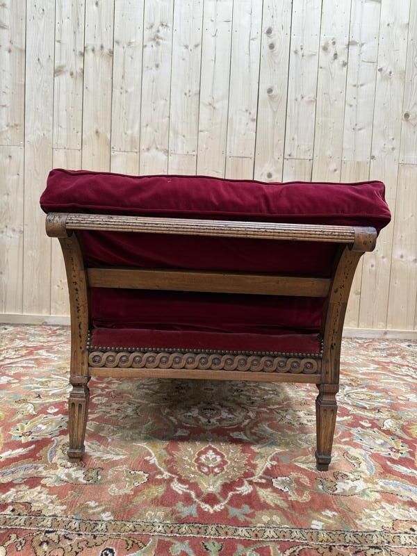 Banquette De Repos   Canapé   Méridienne Louis XVI photo for sale