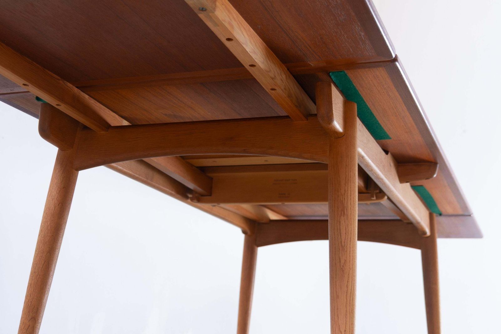 Danish Teak And Oak At 312 Dining Table By Hans Wegner For Andreas Tuck, 1960s photo vinterior