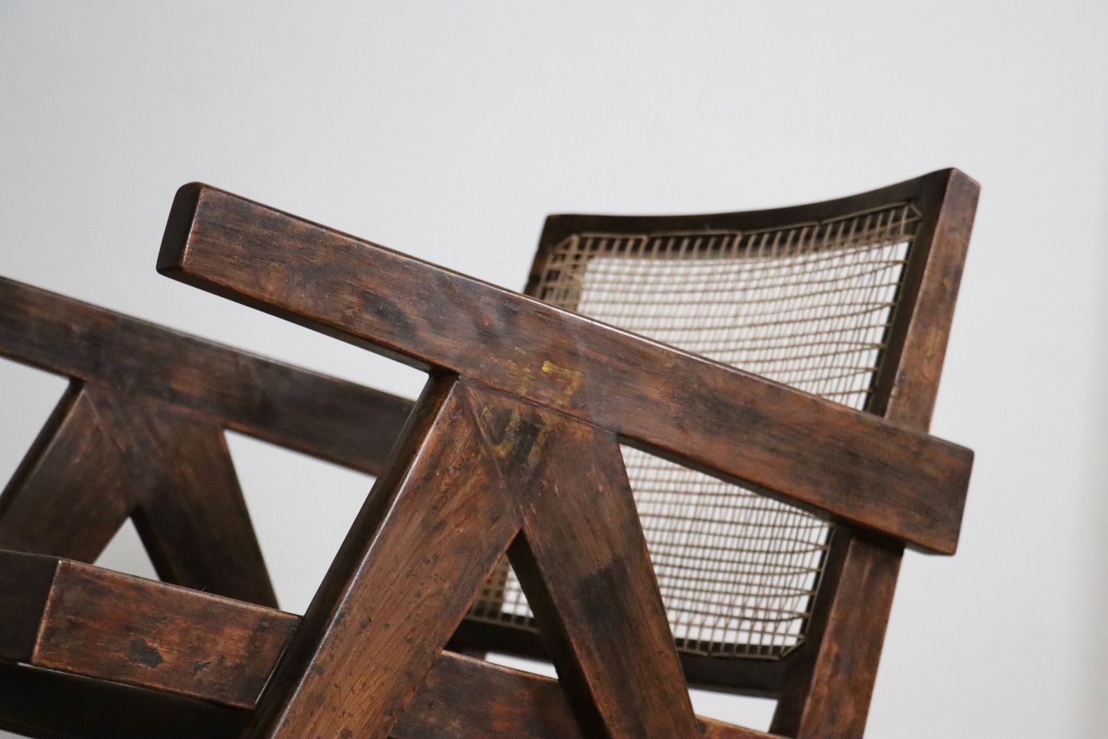 12500.0 Pierre Jeanneret Lounge Chairs Pj Si 29 A In Teak And Cane, 1950s photo
