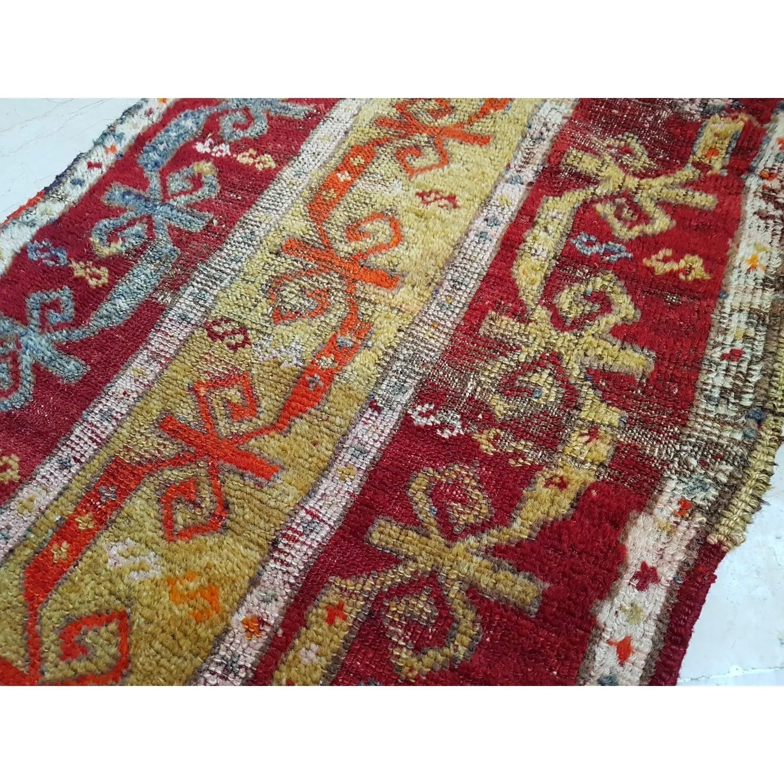 Turkish Oushak Rug Yastik Accent With Soft Color 1'10" X 3'3" photo furniture