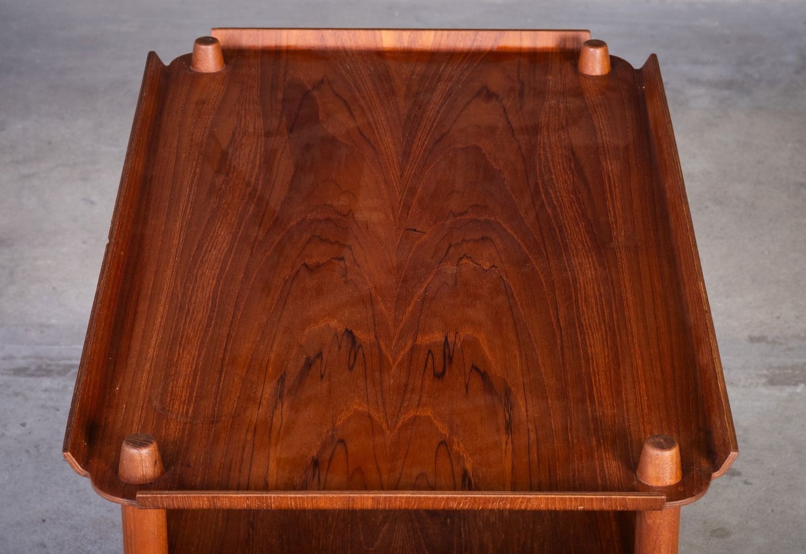 Teak Serving Bar Cart By Poul Hundevad, 1960s photo vinterior