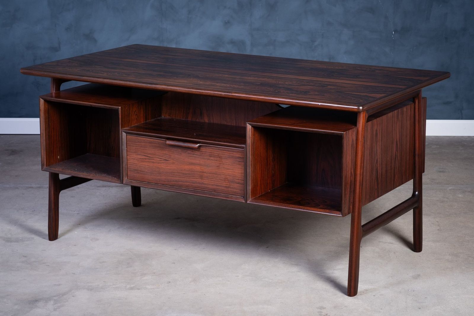 Rosewood Desk By Gunni Omann For Omann Jun Møbelfabrik, 1960s photo vinterior