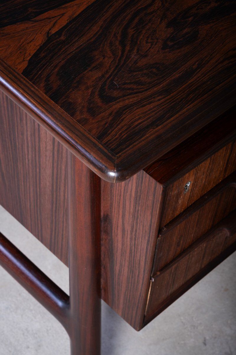 3648.0 Palissander Bureau Van Gunni Omann Voor Omann Jun Møbelfabrik, Ca. Jaren 1960 photo