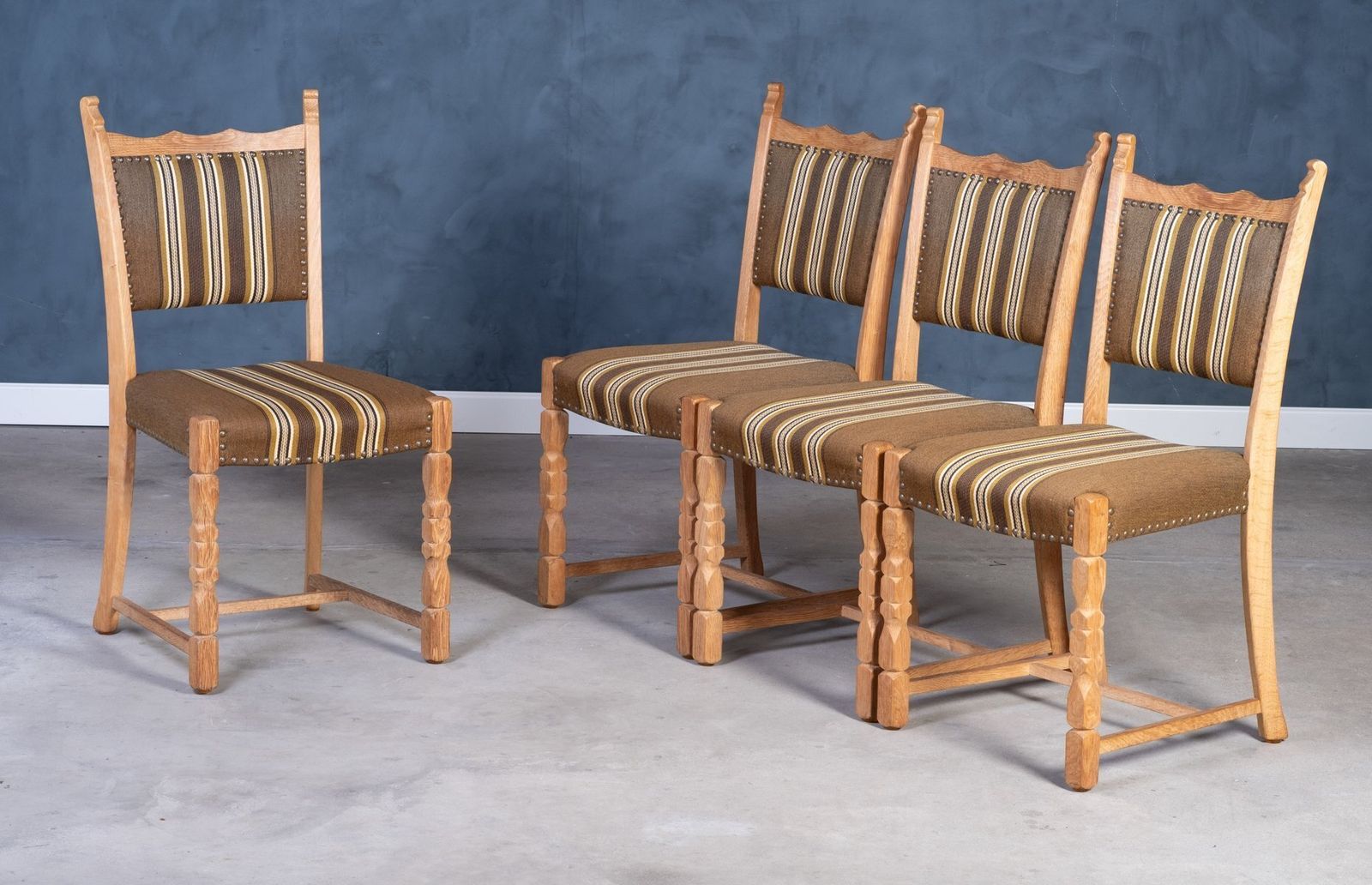 Vintage Danish Oak Chairs, 1960s, Set Of 4 photo furniture