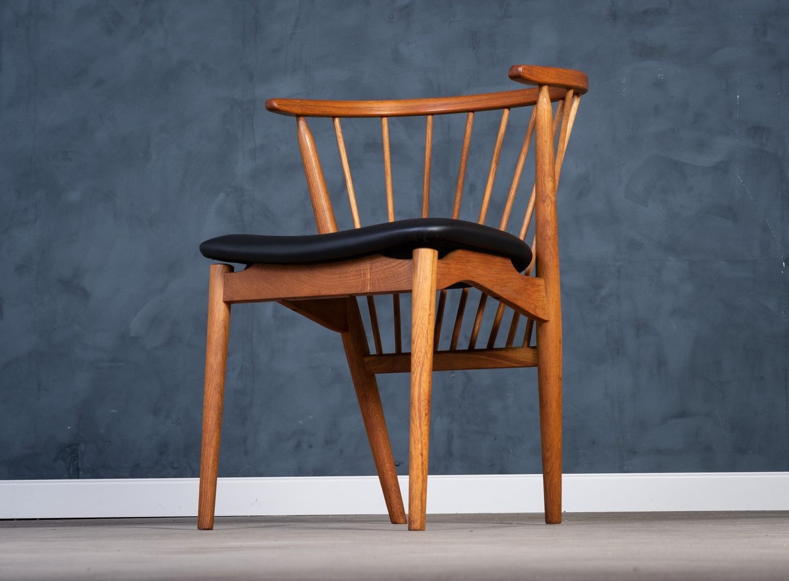 Teak And Oak Chair By Helge Sibast For Sibast Møbelfabrik, Denmark, 1960s photo Furniture
