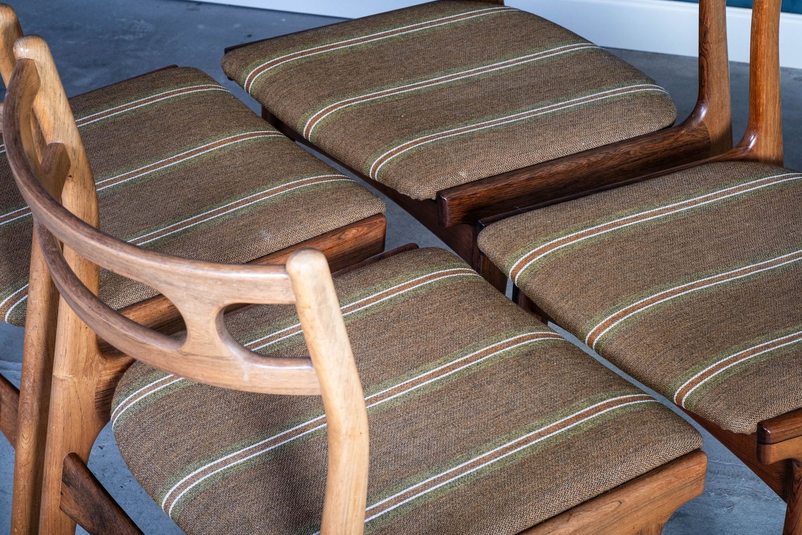Model 138 Eetkamerstoelen Van Johannes Andersen Voor Uldum Møbelfabrik, Jaren 1960, Set Van 4 photo vinterior