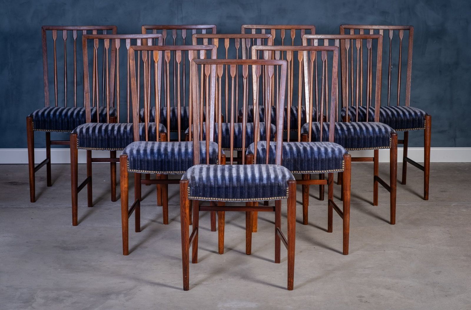 Vintage Danish Rosewood Dining Chairs, 1950s, Set Of 10 photo furniture