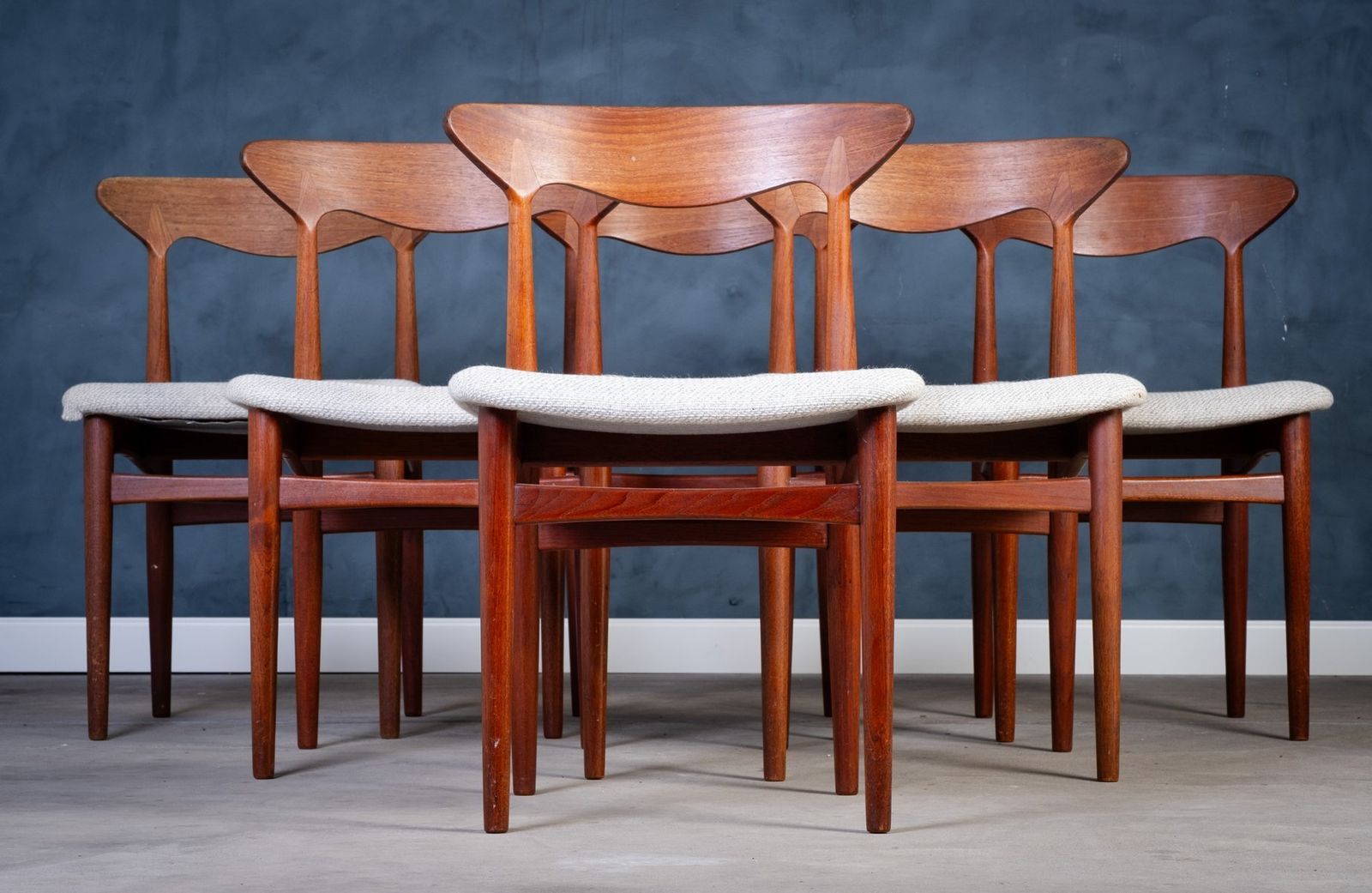 Vintage Danish Teak Dining Chairs From Slagelse Møbelfabrik, 1960s, Set Of 6