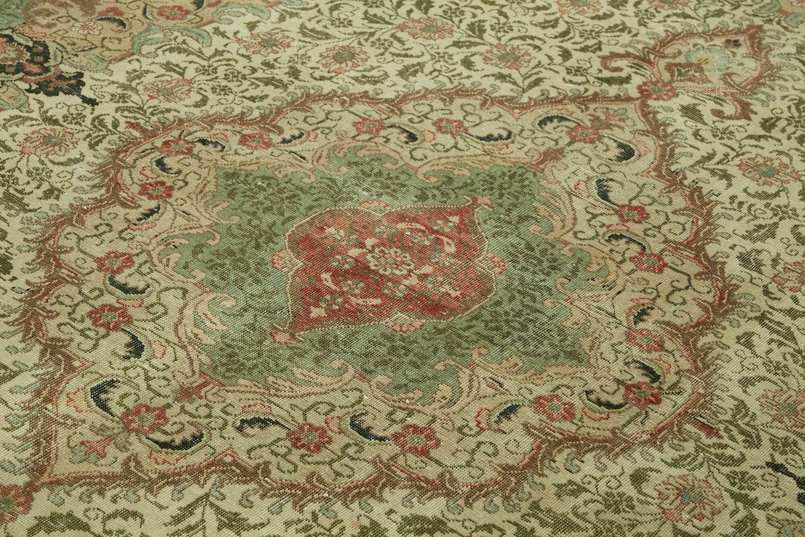 Large Area Vintage Hand Knotted Rug 294 Cm X 385 Cm photo 2694.0